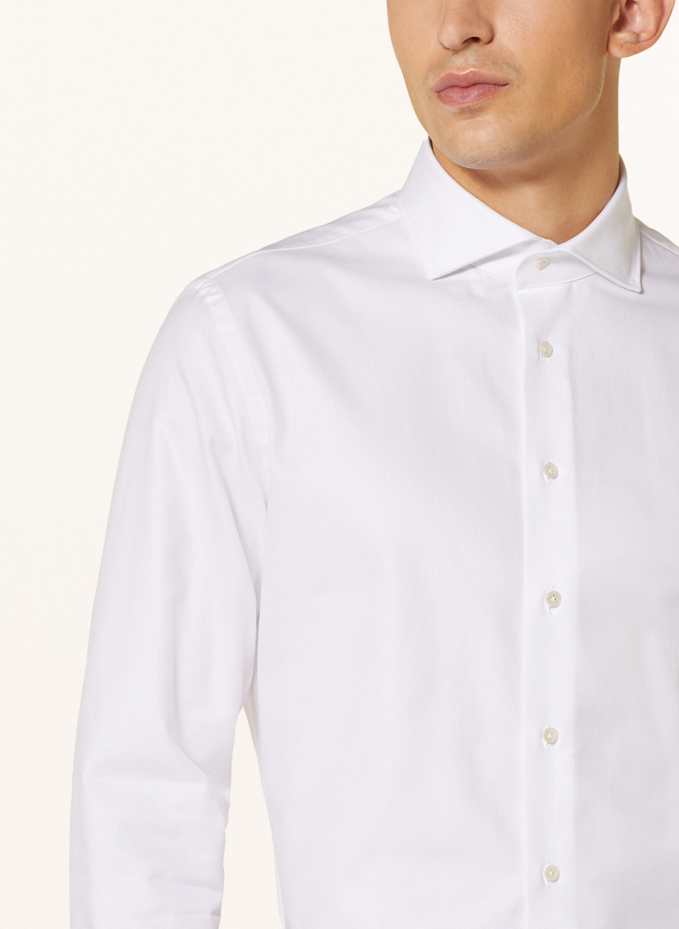 Thumbnail - Profuomo Hemd Slim Fit weiss