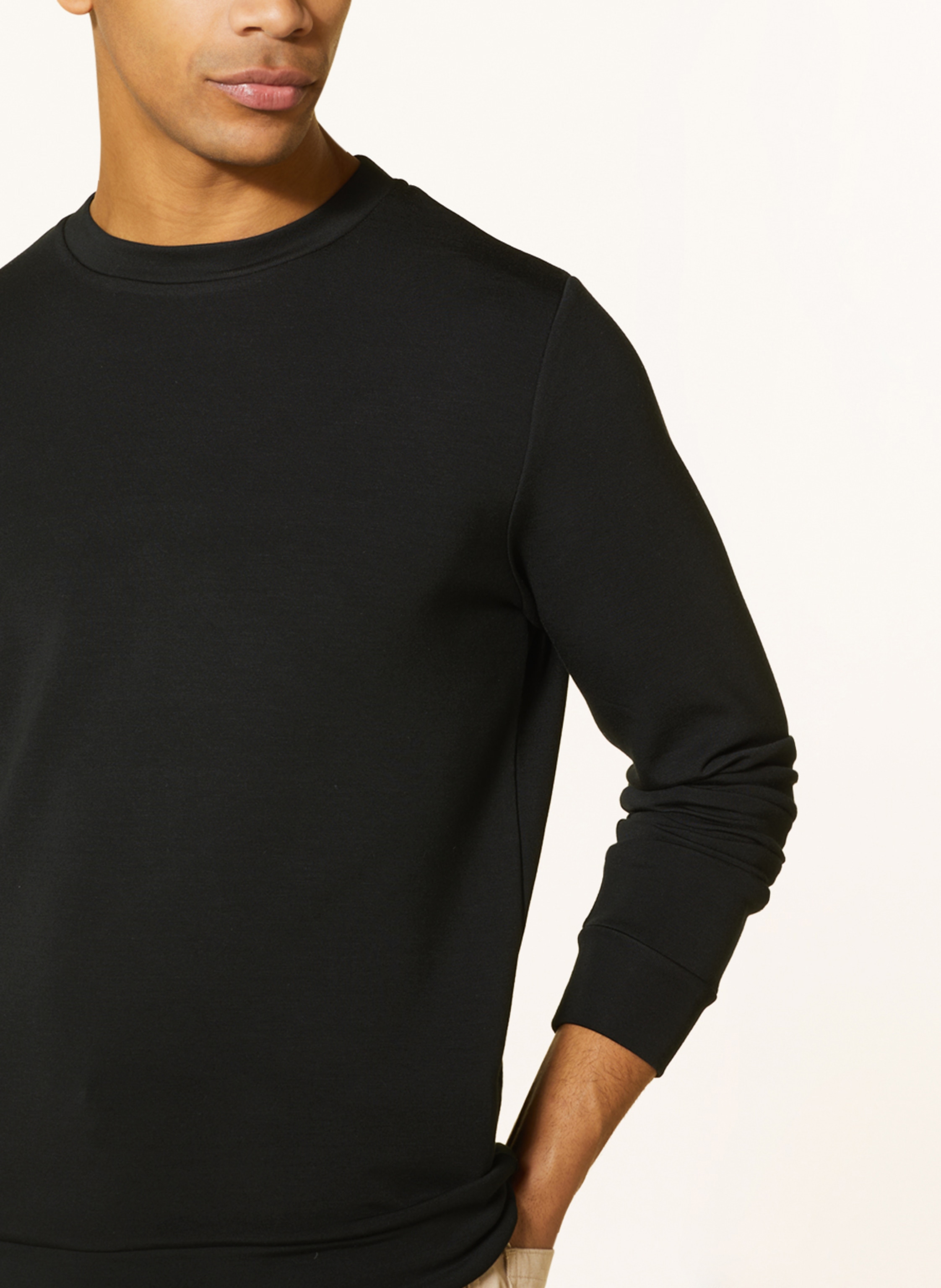 Thumbnail - Mos Mosh Gallery Sweatshirt Mmgabel schwarz