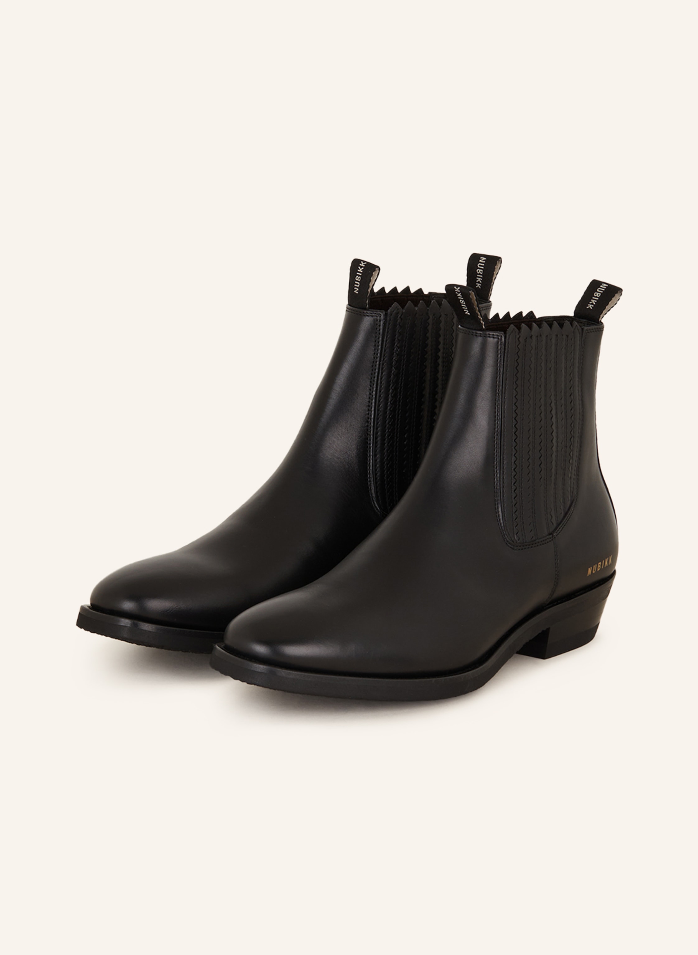 NUBIKK Chelsea Boots NEVE in schwarz