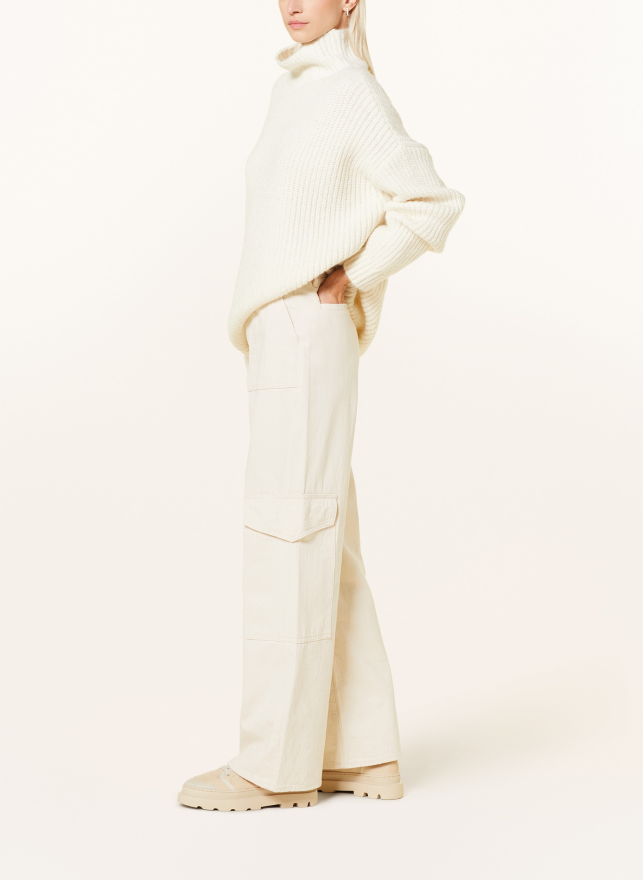 Thumbnail - Mrs & Hugs Cargohose weiss