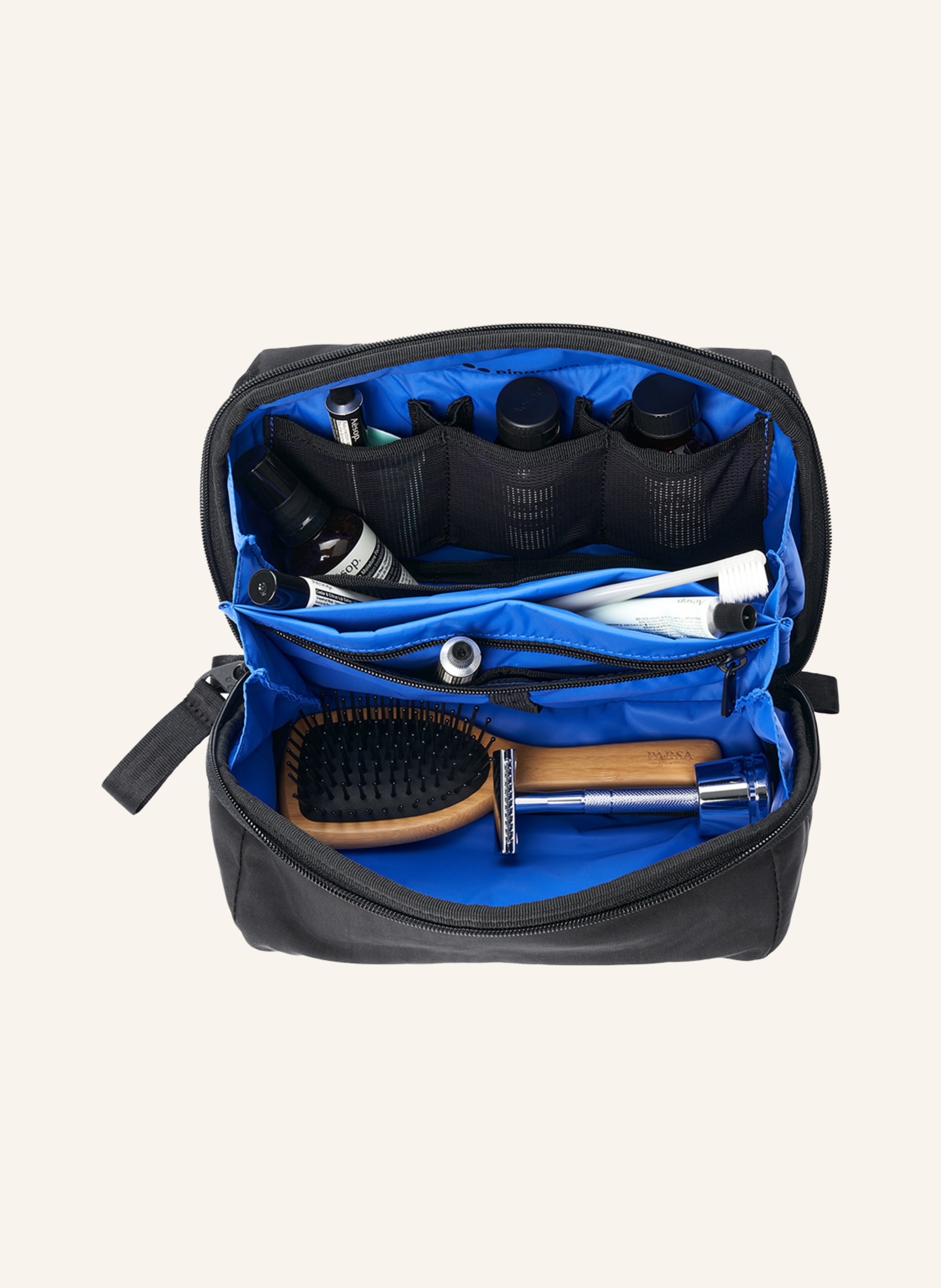 Thumbnail - Pinqponq Kulturtasche Washbag schwarz