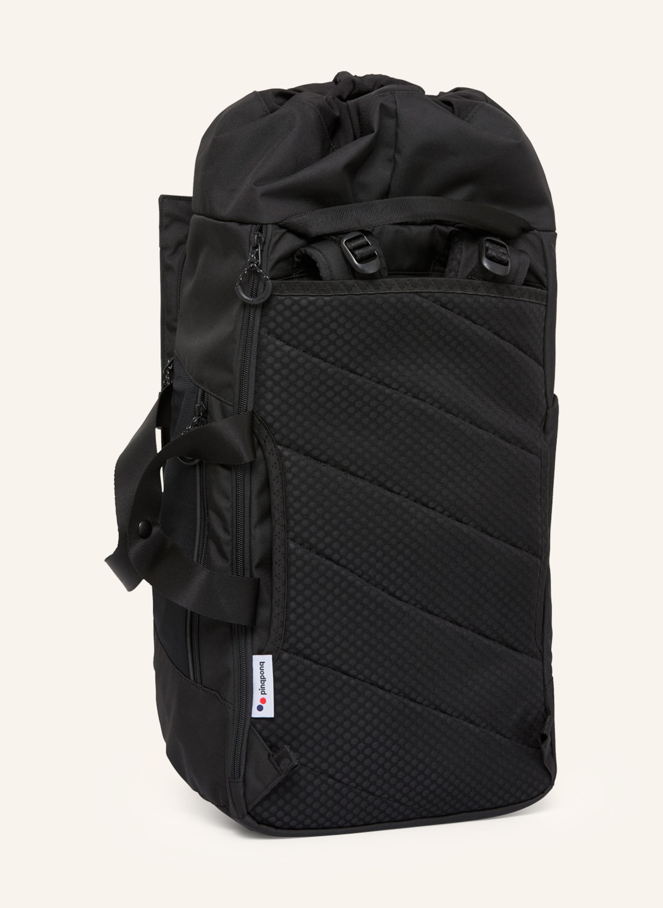 Thumbnail - Pinqponq Rucksack Blok Large Mit Laptop-Fach schwarz