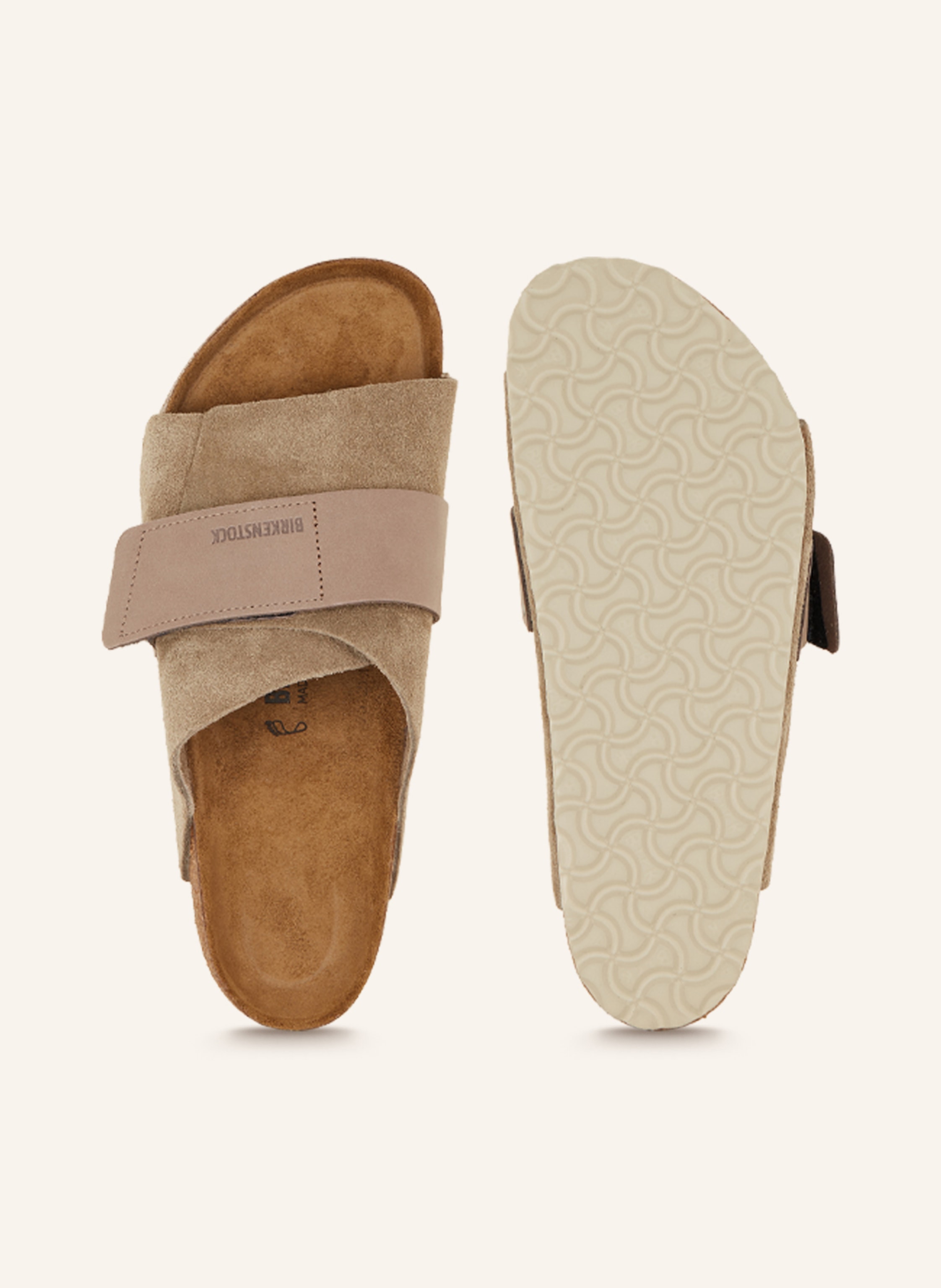 Thumbnail - Birkenstock Pantoletten Kyoto beige