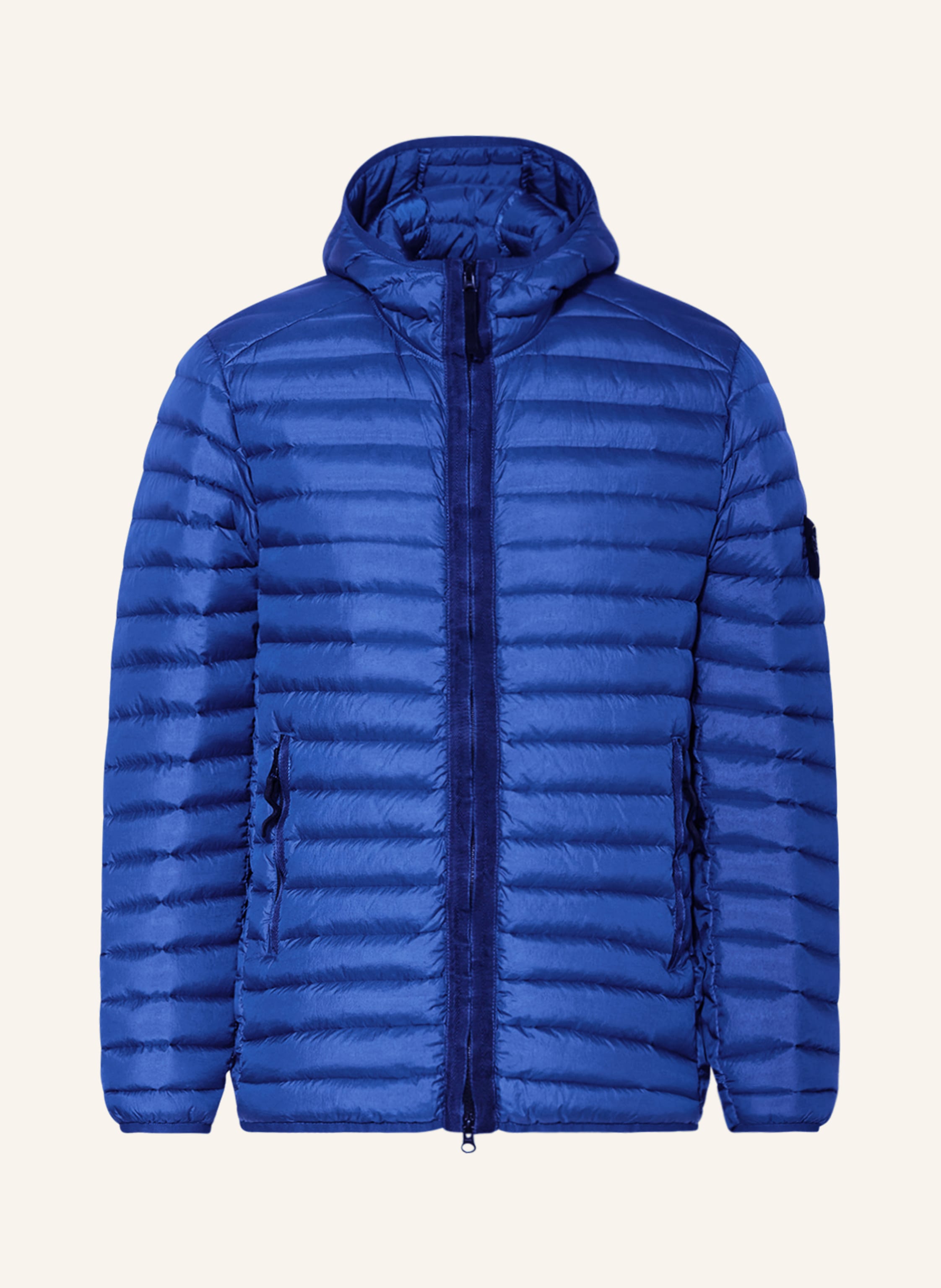 STONE ISLAND Lightweight down jacket in blue