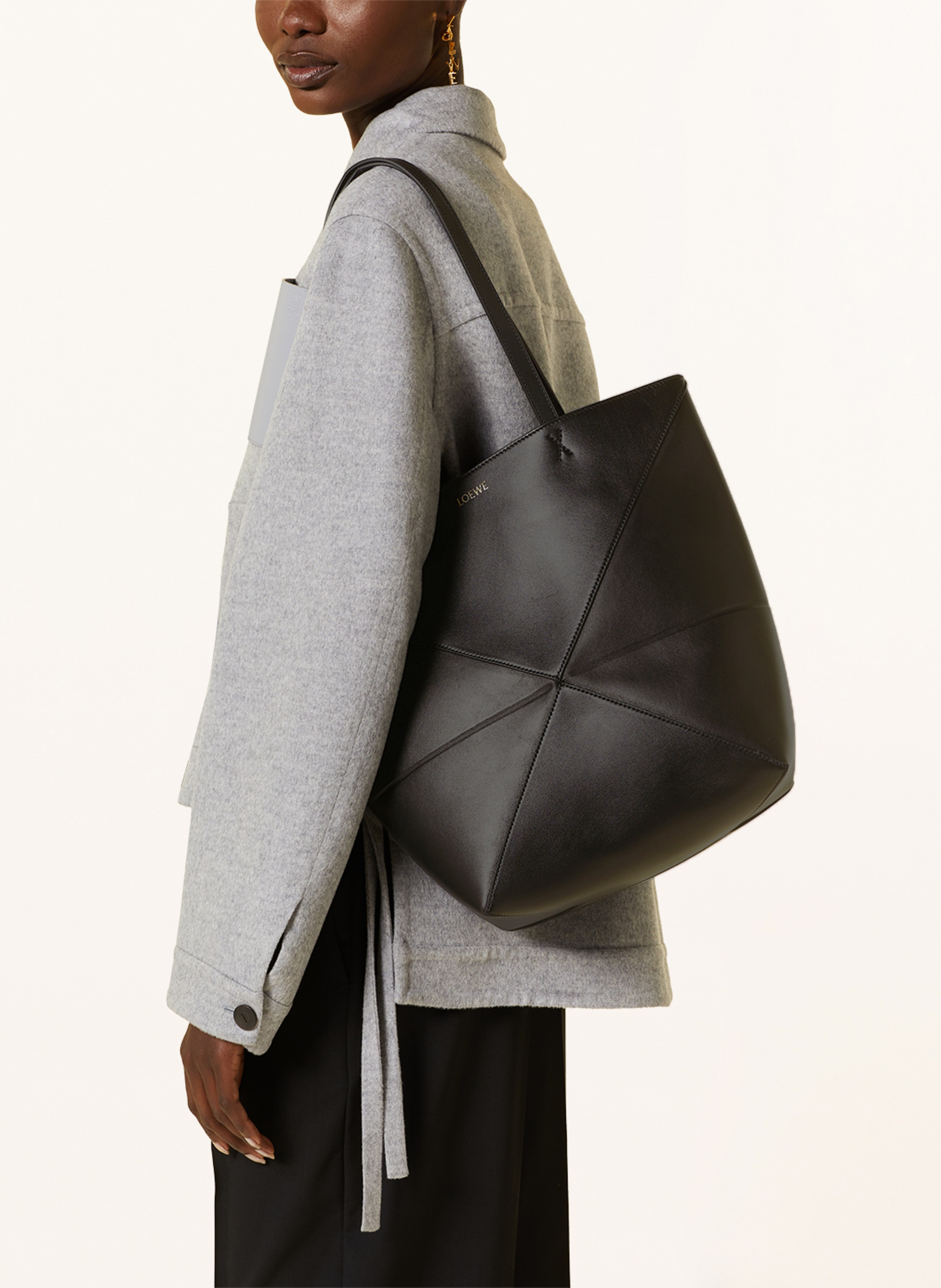 Thumbnail - Loewe Shopper Puzzle Fold schwarz