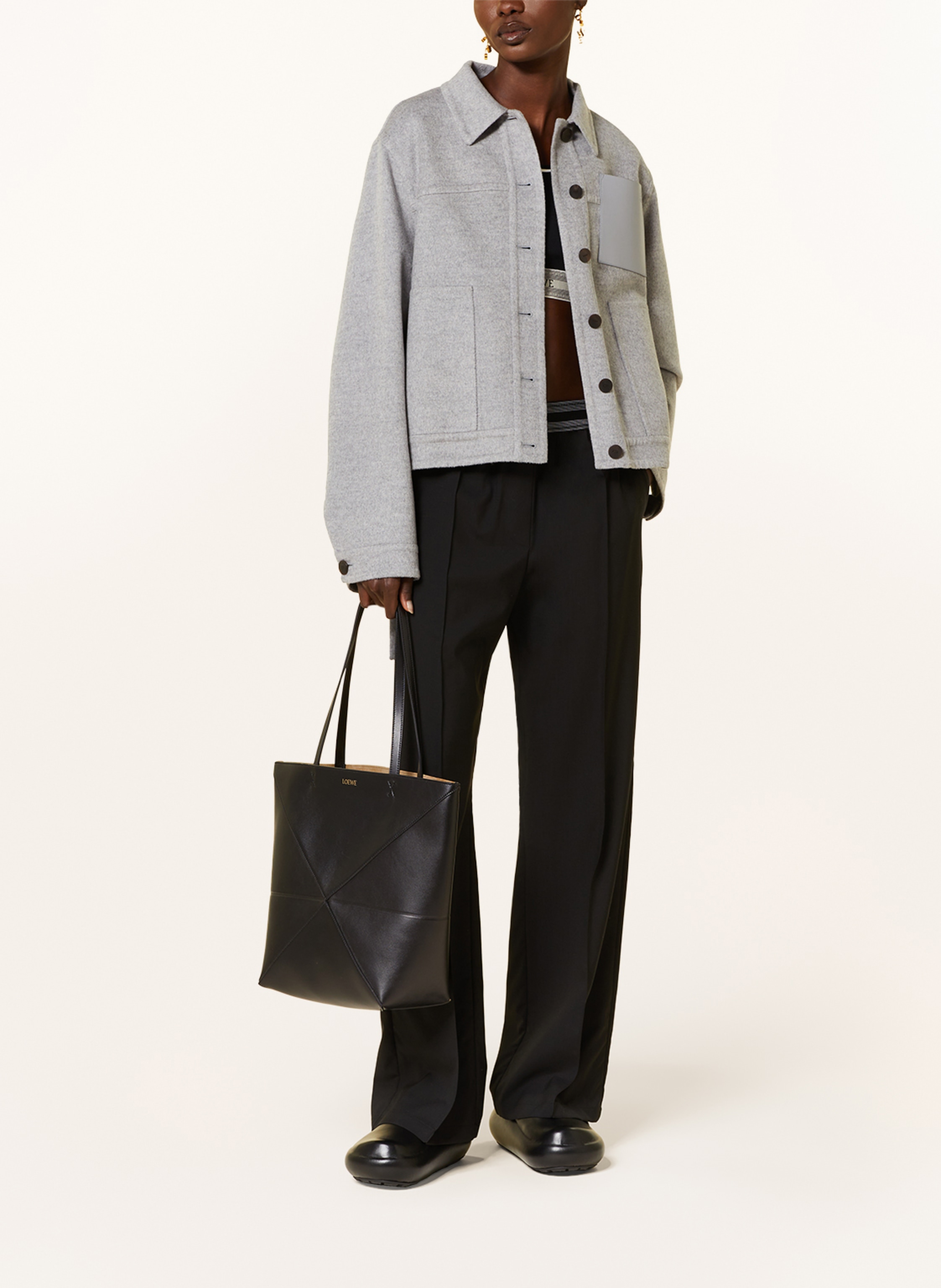 Loewe Shopper Puzzle Fold schwarz – Bild 2