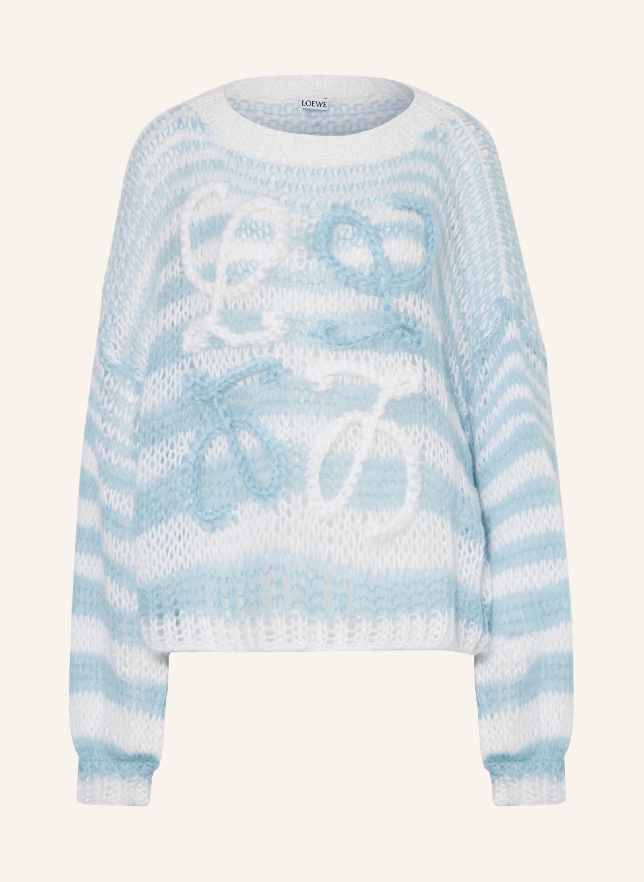 LOEWE Sweater ANAGRAM with mohair