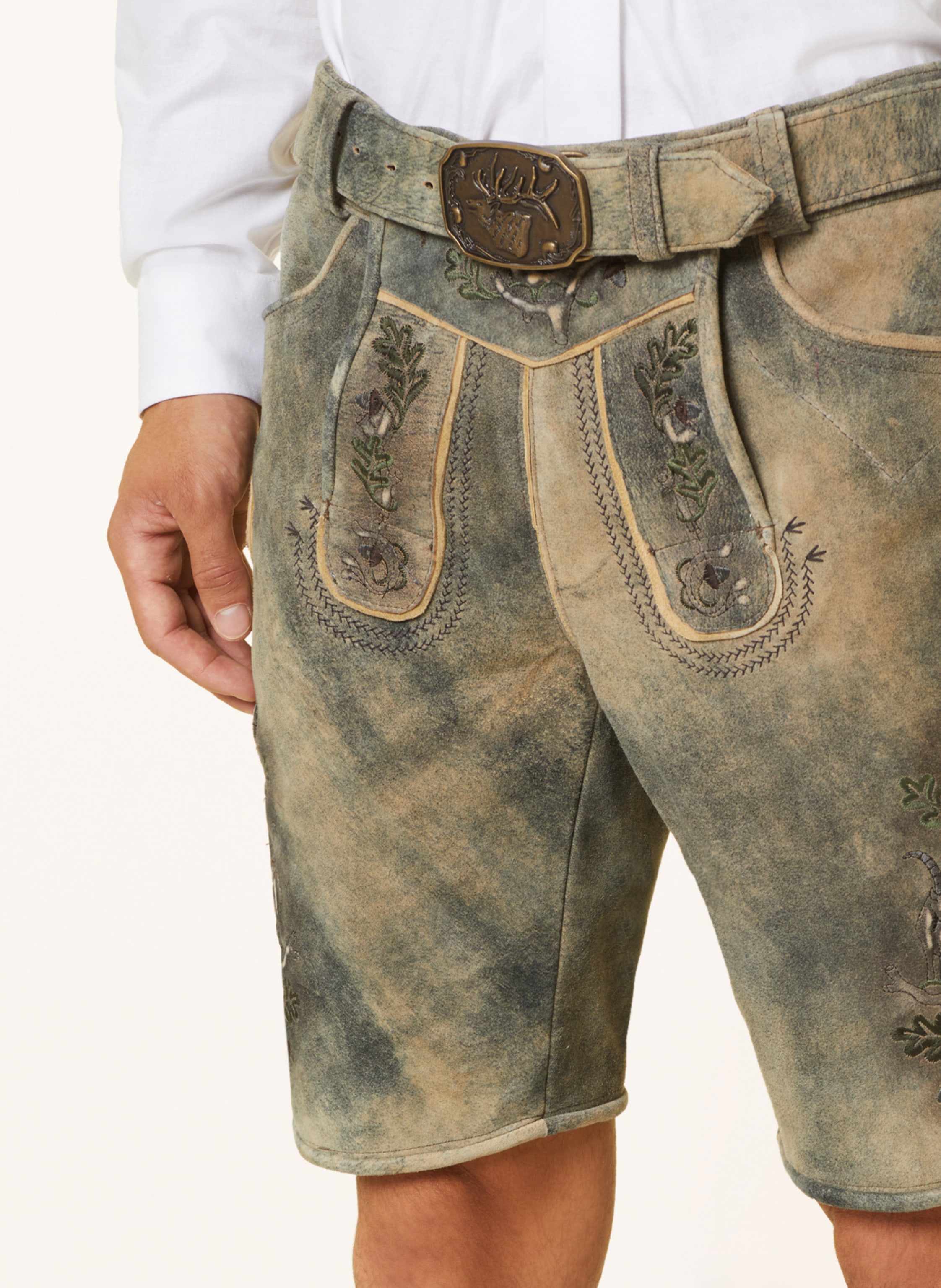 Thumbnail - Spieth & Wensky Trachten-Lederhose Bartolomeo braun