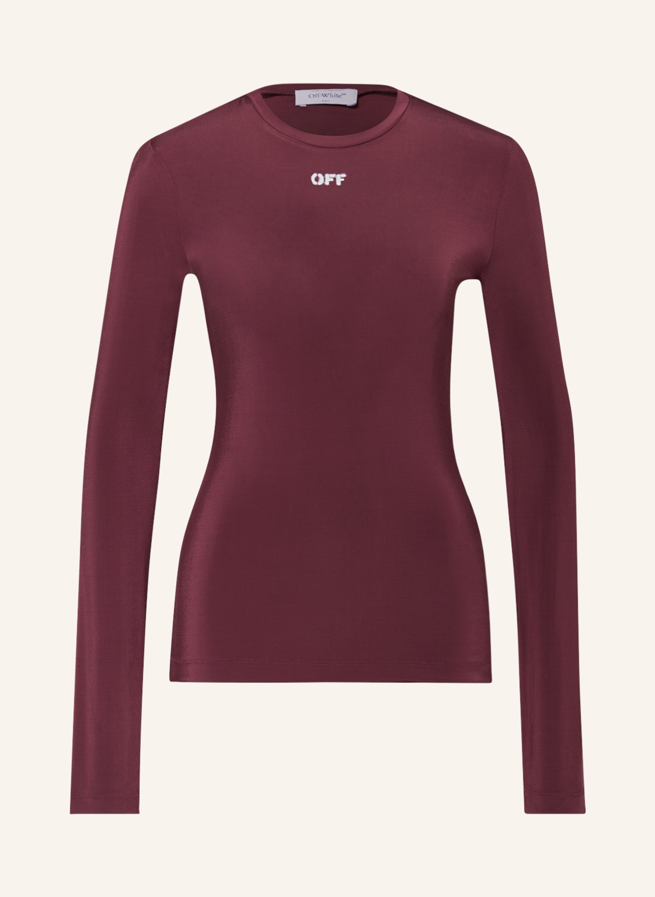 Off white long sleeve shop shirt womens