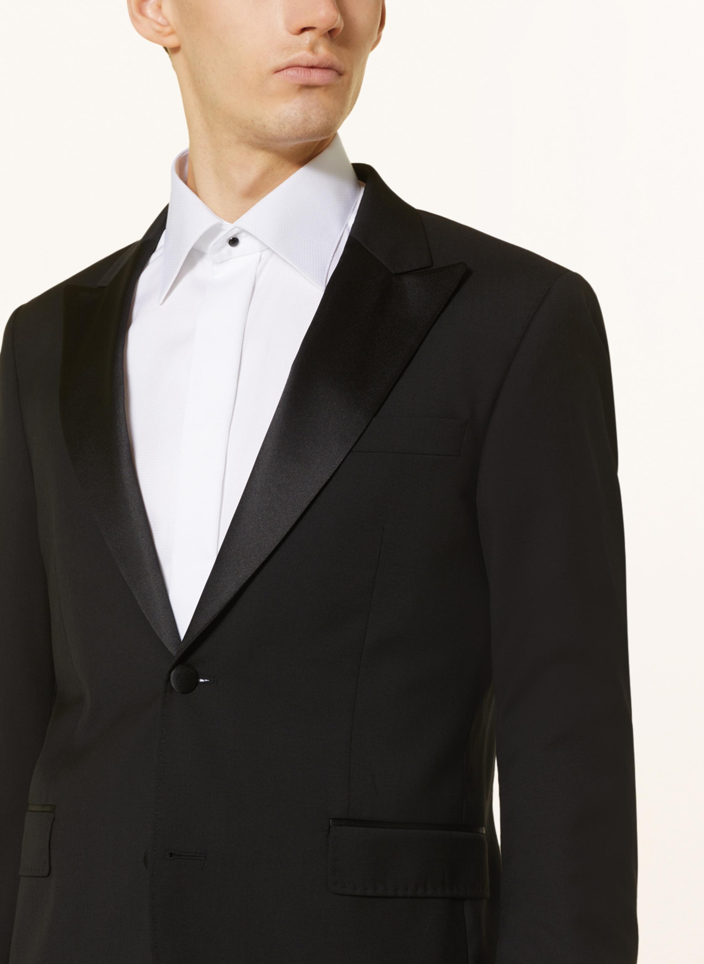 Thumbnail - Tiger Of Sweden Smoking-Sakko Justinttux Regular Fit schwarz