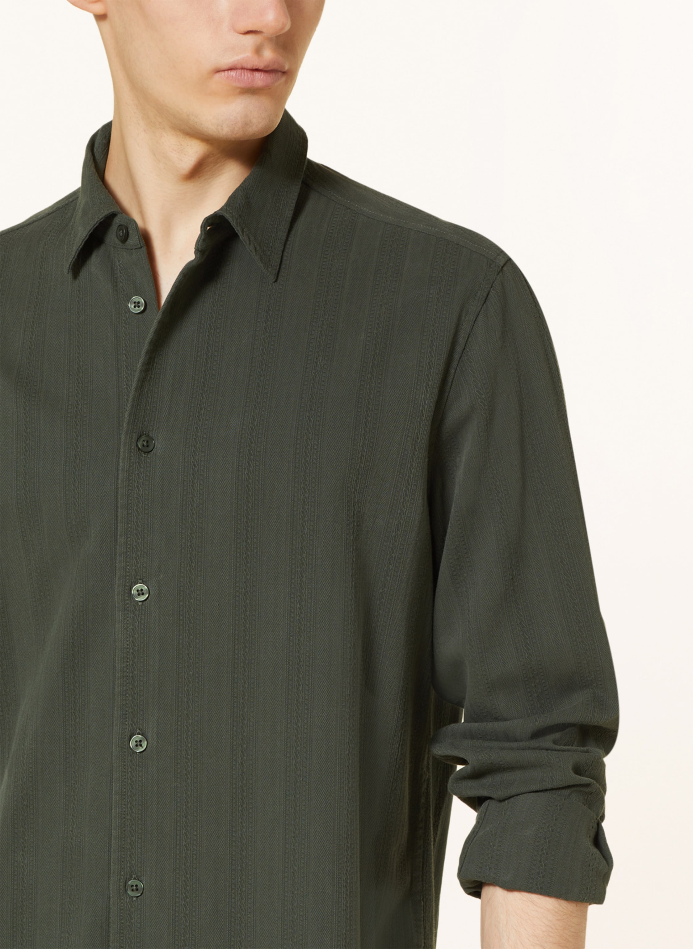 Thumbnail - Samsøe Samsøe Hemd Liam Comfort Fit gruen