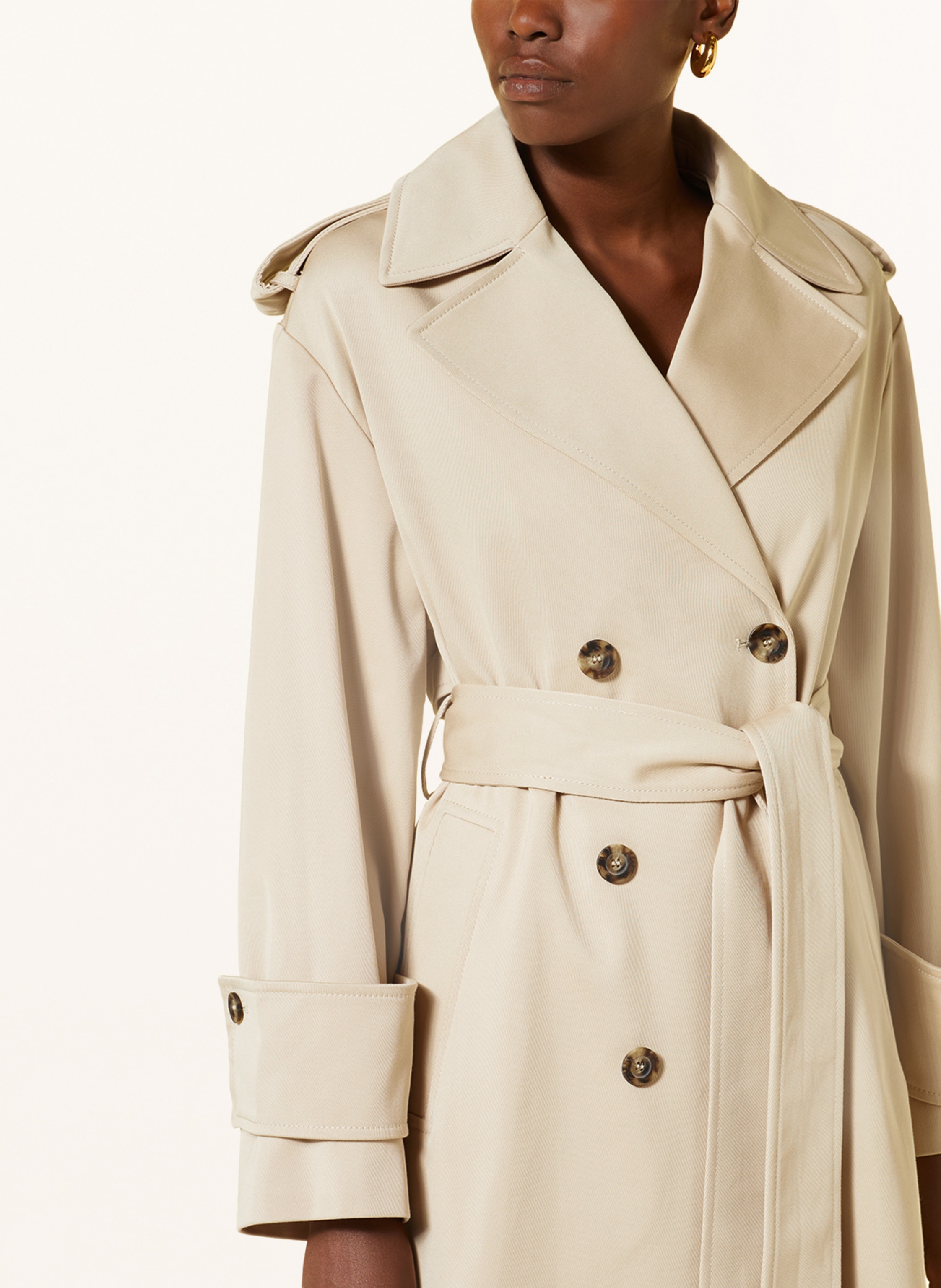 Thumbnail - Claudie Pierlot Trenchcoat beige