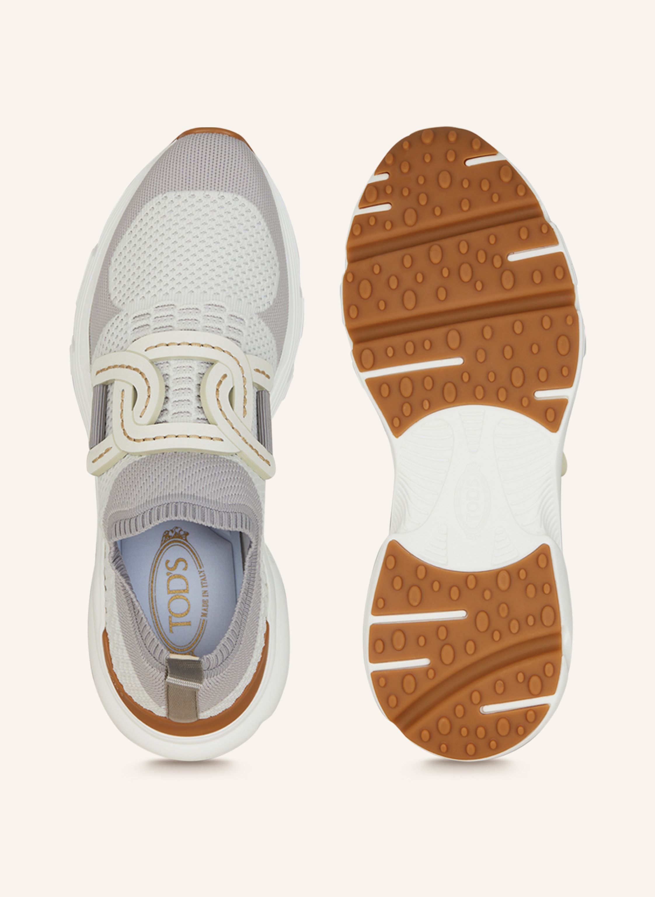 Thumbnail - Tod's Slip-On-Sneaker grau