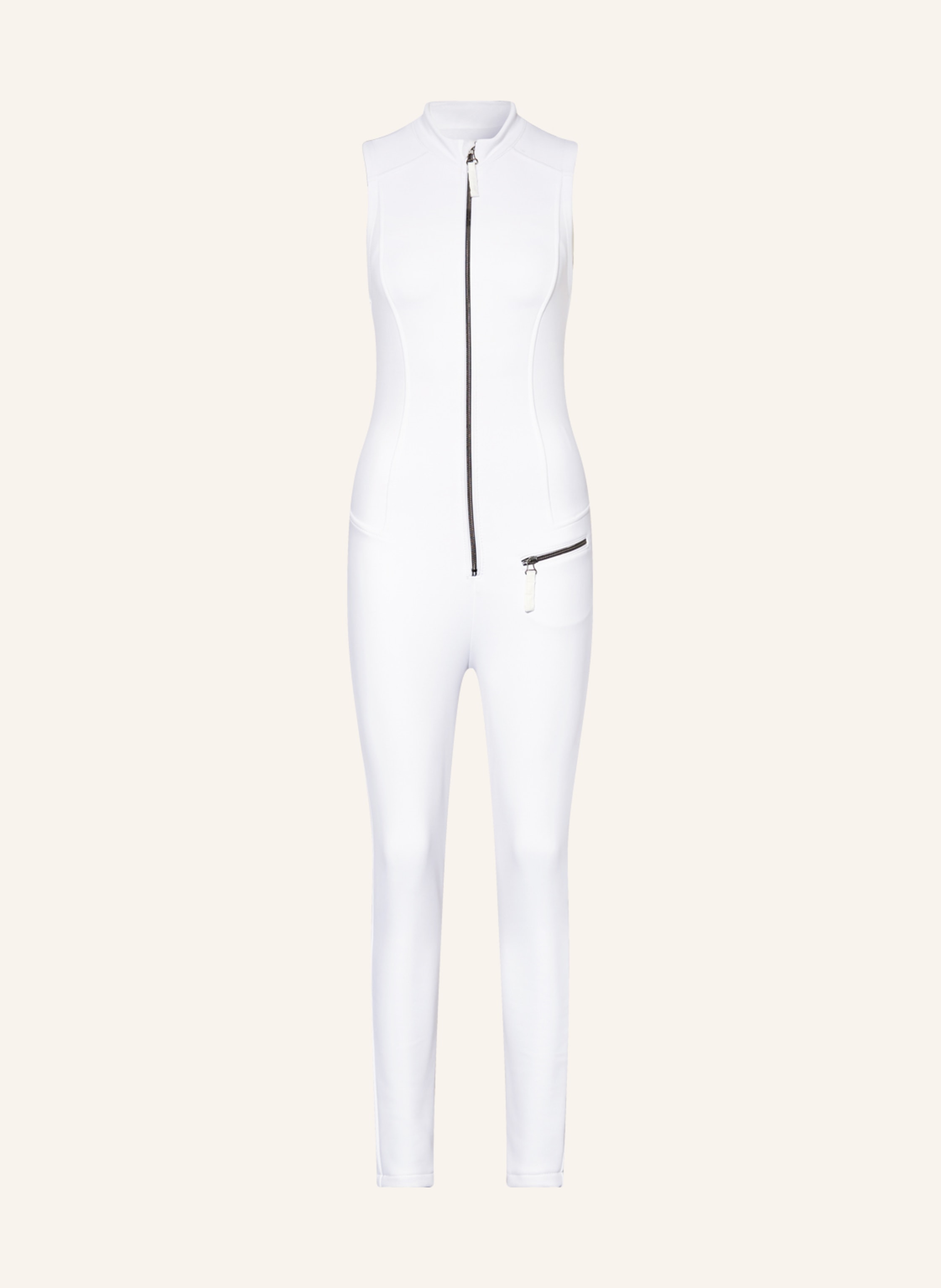JET SET Softshell-Skioverall DOMINA in creme