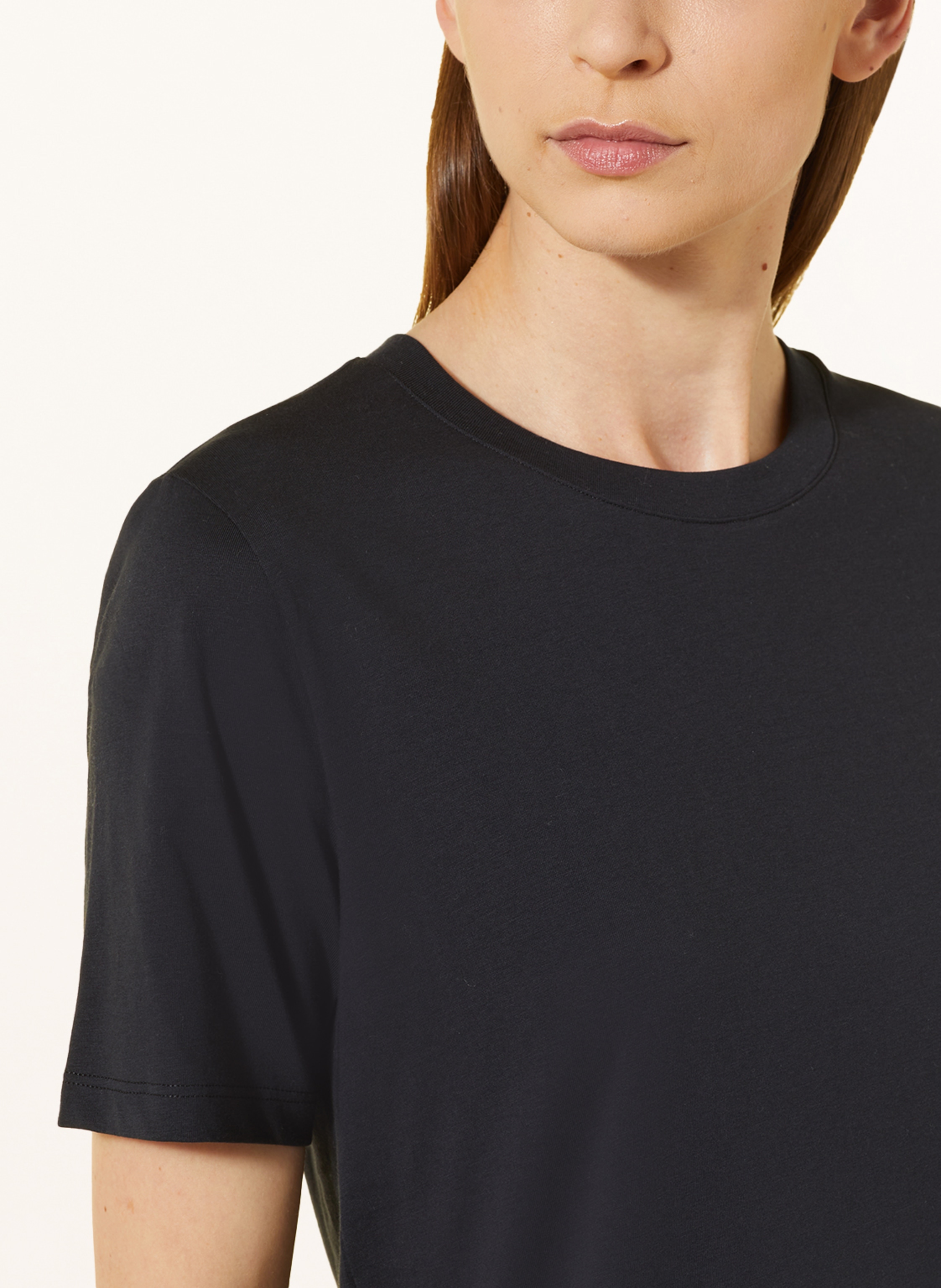 Thumbnail - Hanro Lounge-Shirt Natural Shirt schwarz