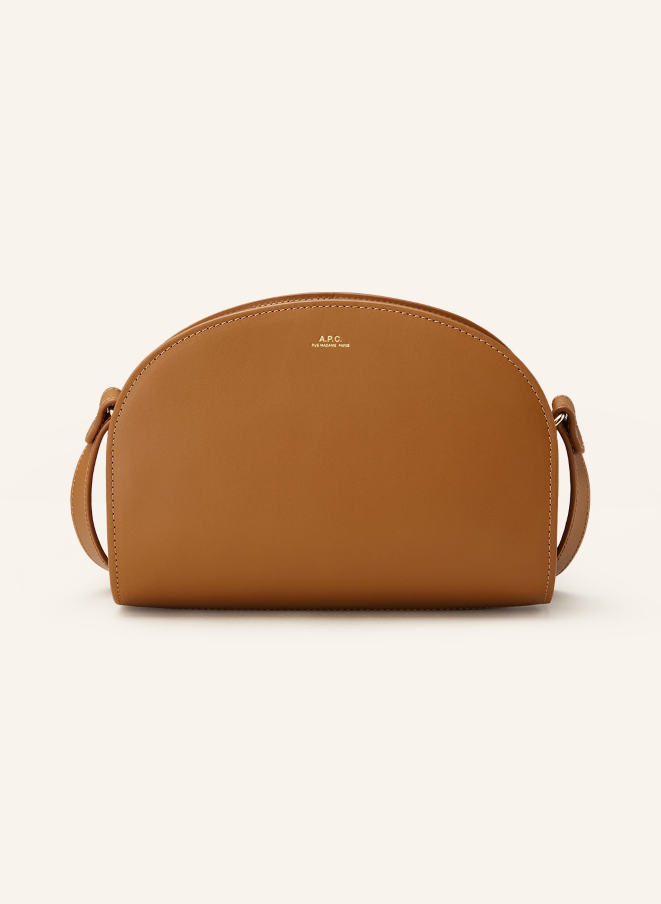 A.P.C. Crossbody bag LUNE in light brown