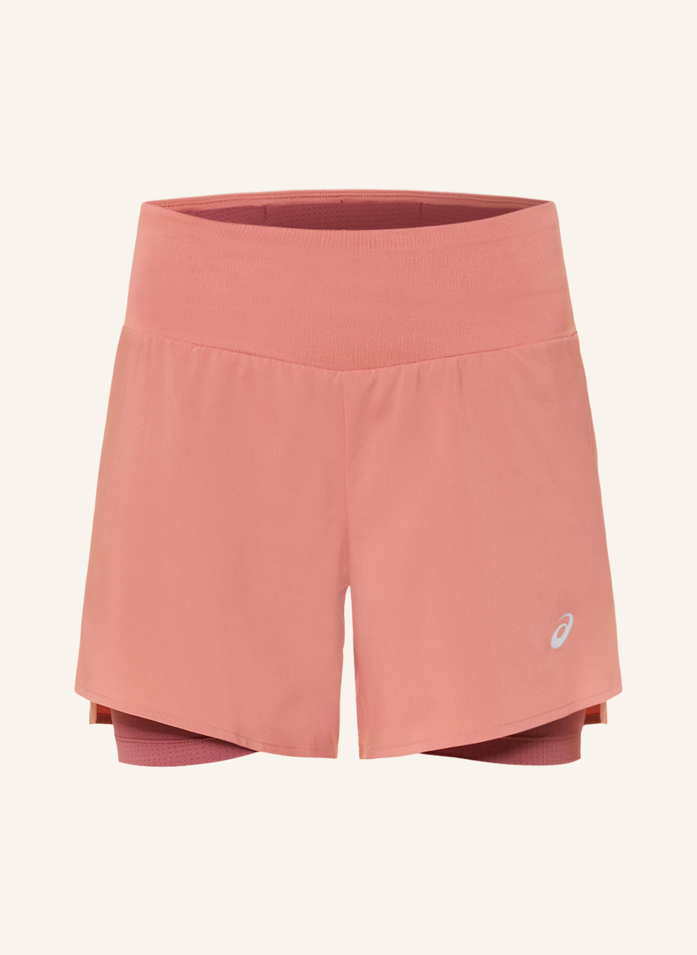 Asics 2 in 1 running shorts hot sale