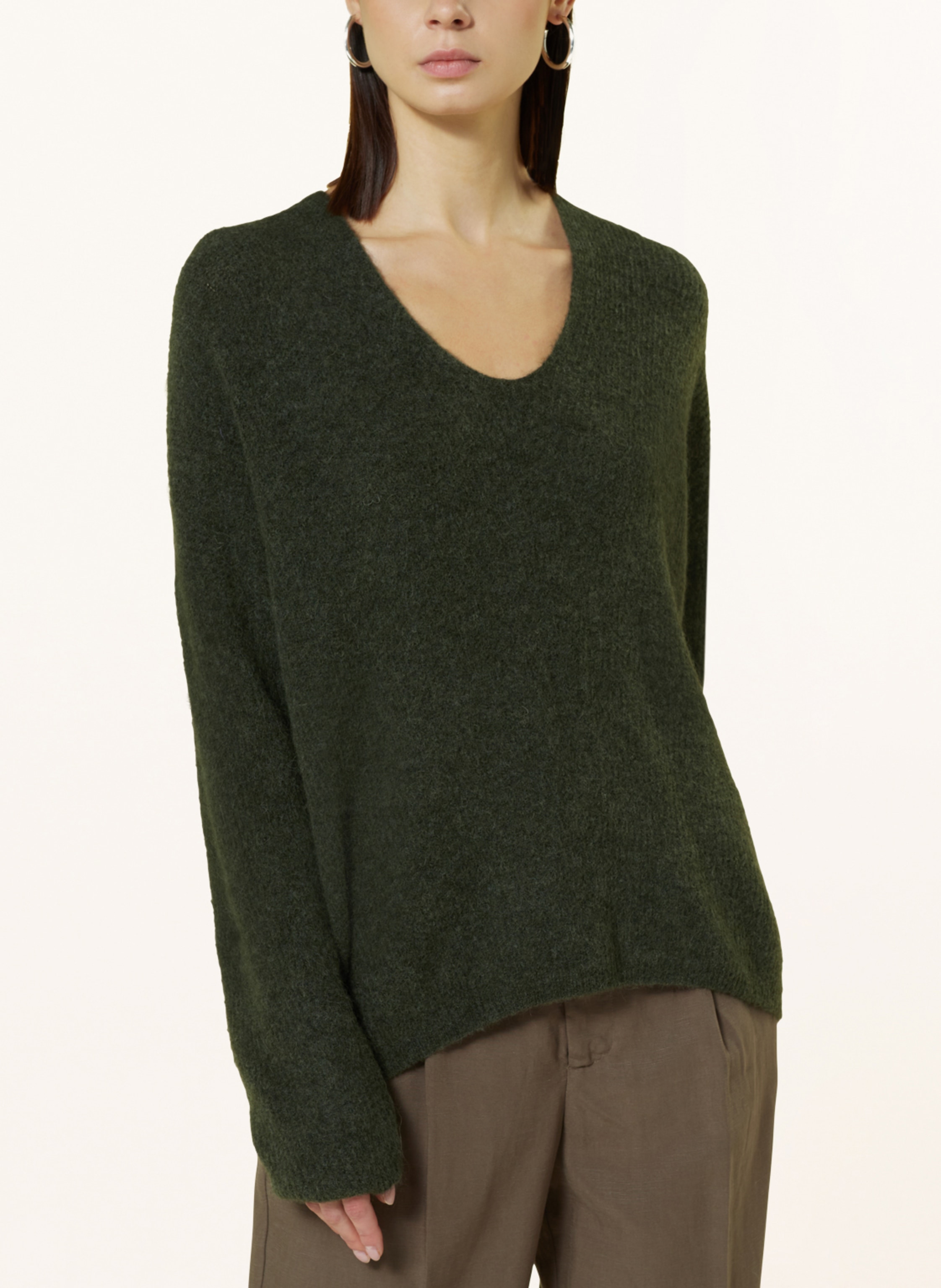 Thumbnail - Mos Mosh Pullover Thora Mit Alpaka gruen