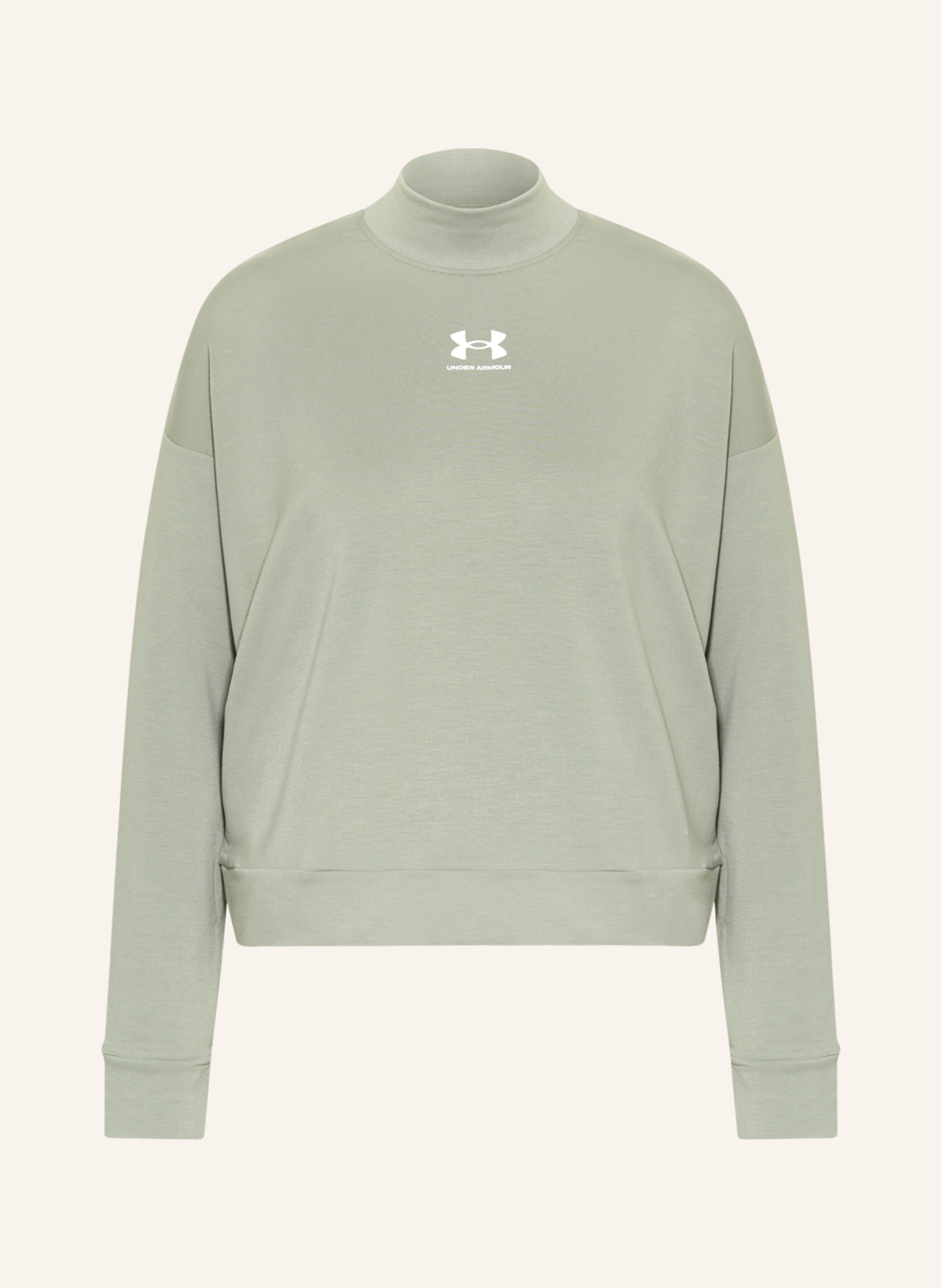 UNDER ARMOUR Long sleeve shirt UA RIVAL in light green
