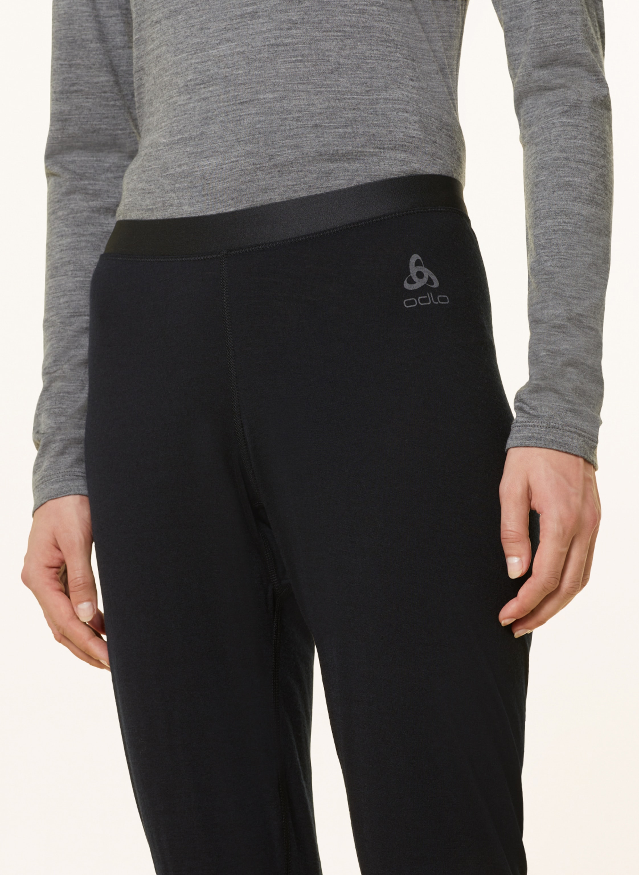 Thumbnail - Odlo Funktionswäsche-Hose Merino 200 schwarz