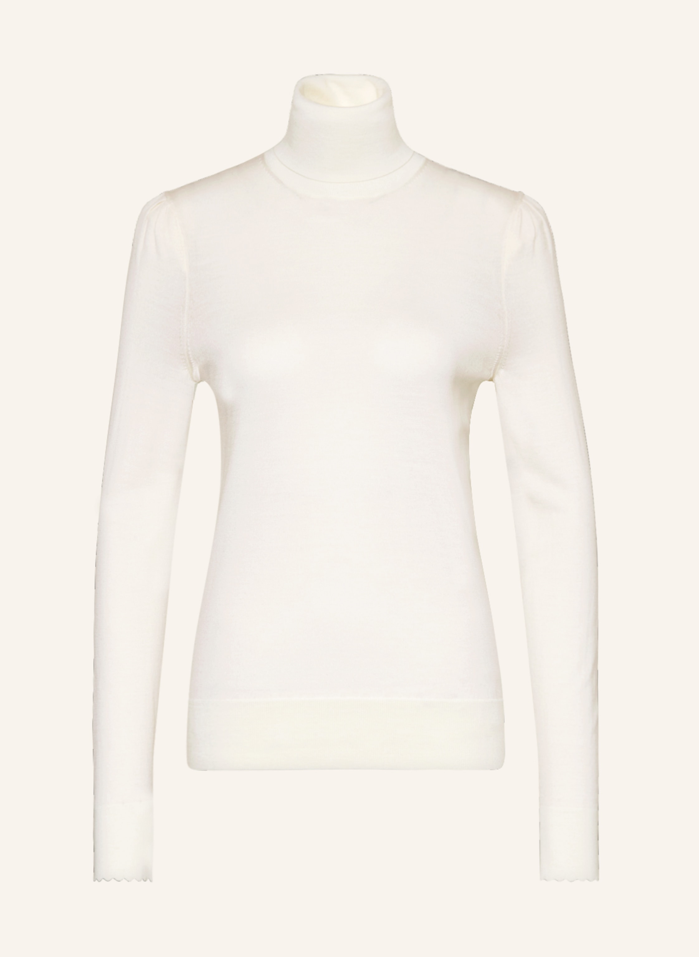 Chlo Turtleneck sweater in ecru