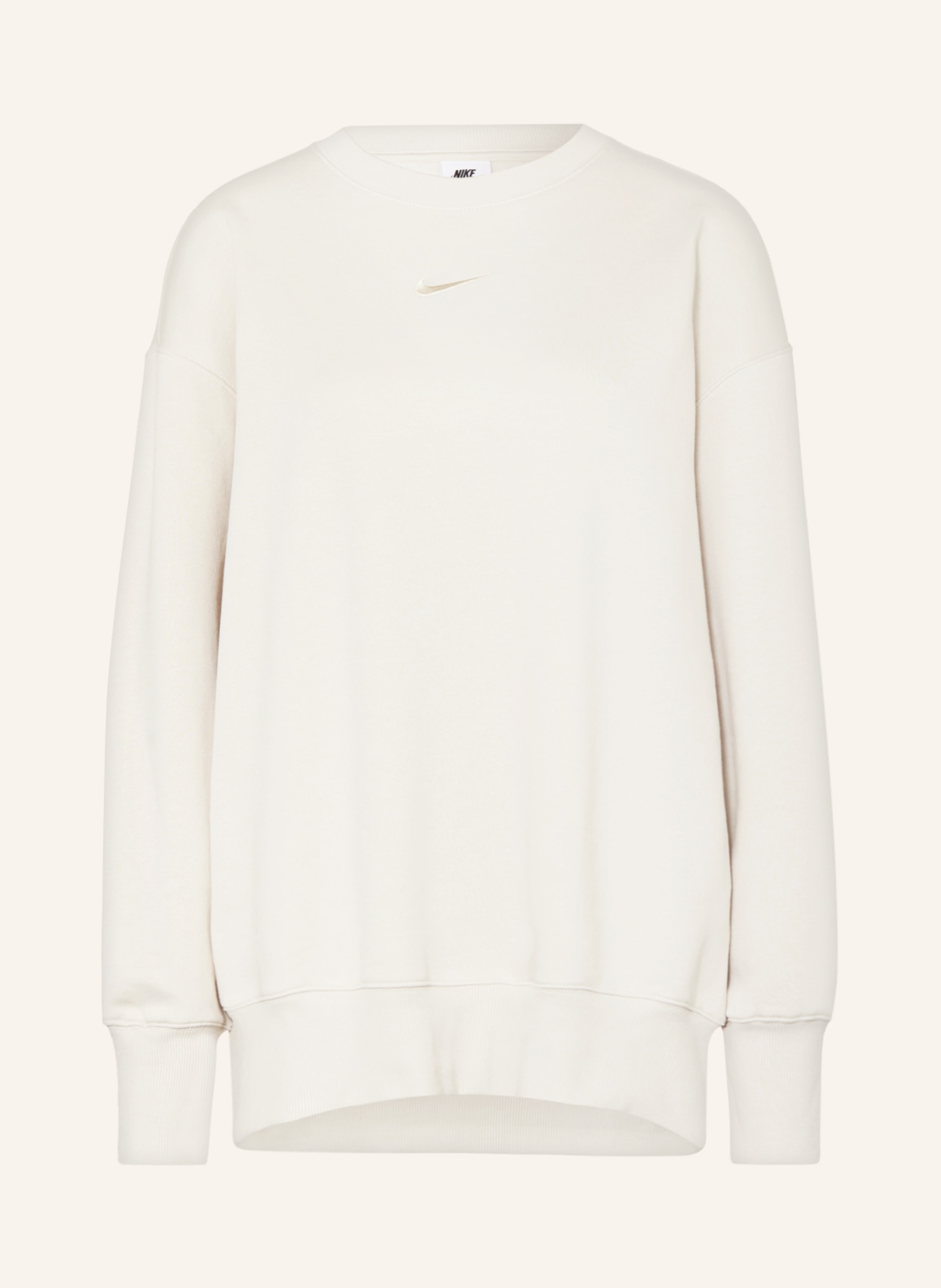 Nike ecru top sweatshirt
