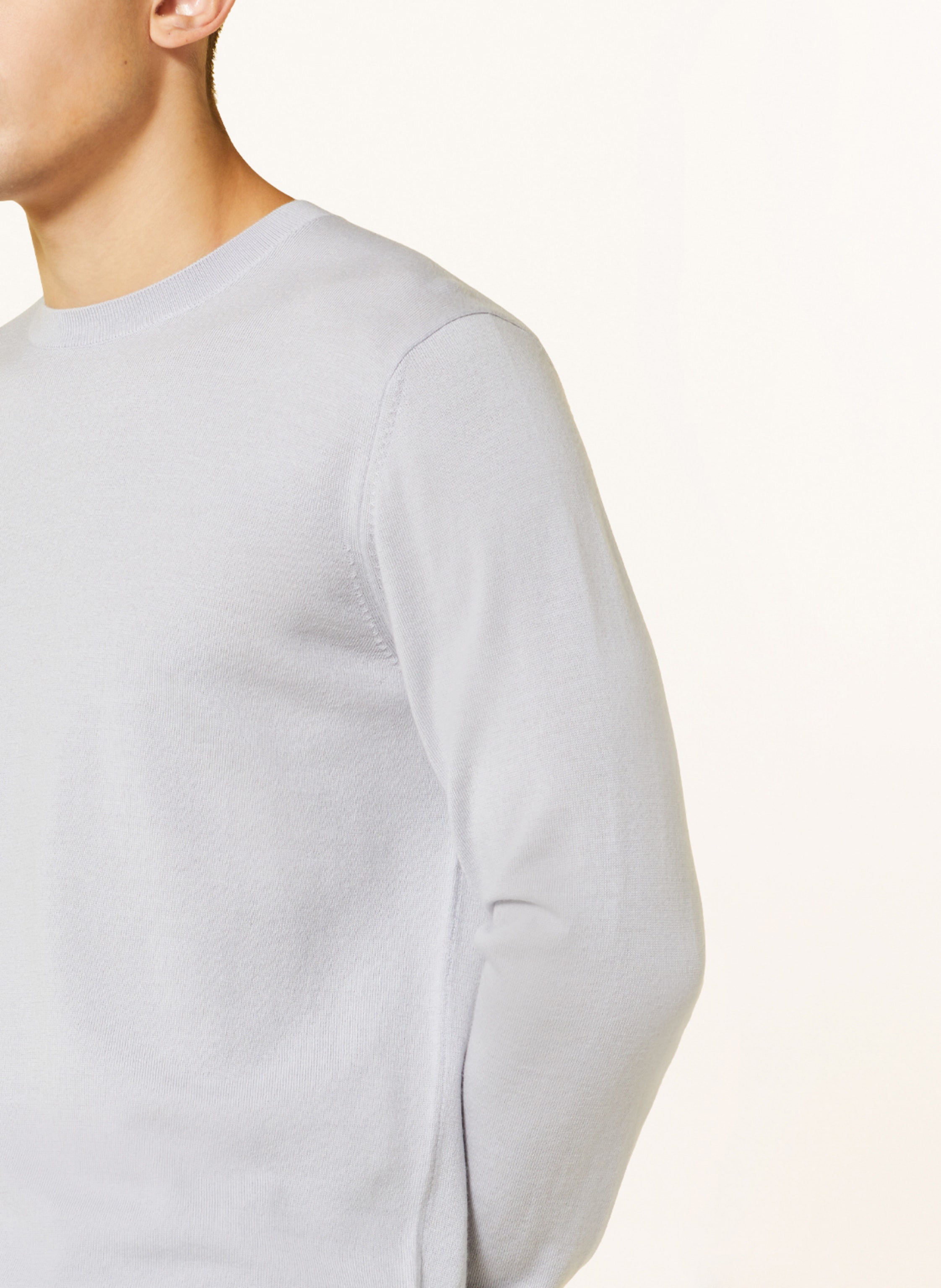 Thumbnail - Strokesman's Pullover Aus Merinowolle grau