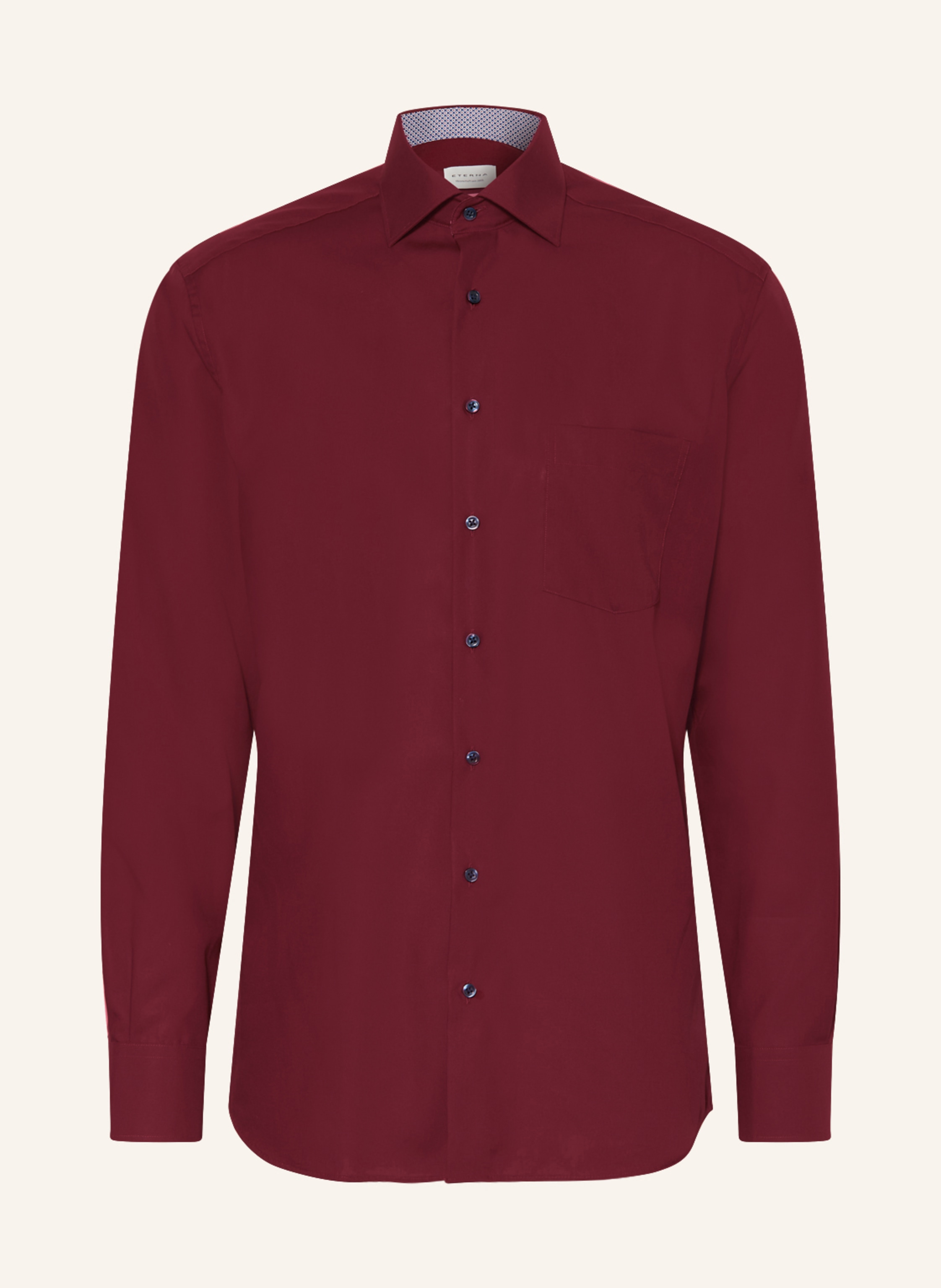 ETERNA Shirt dark red in modern fit