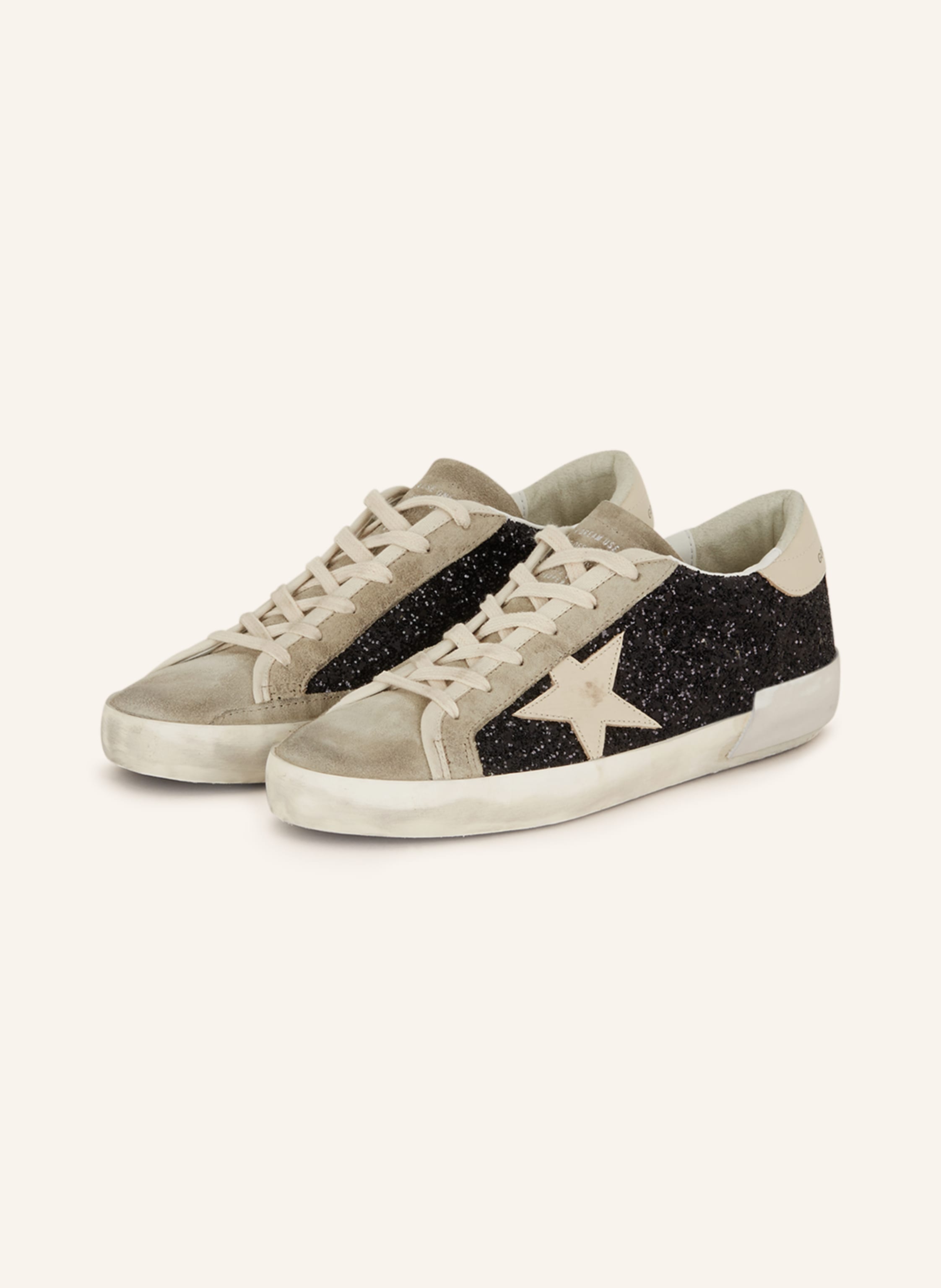 Golden goose swarovski 2025 crystal superstar sneakers