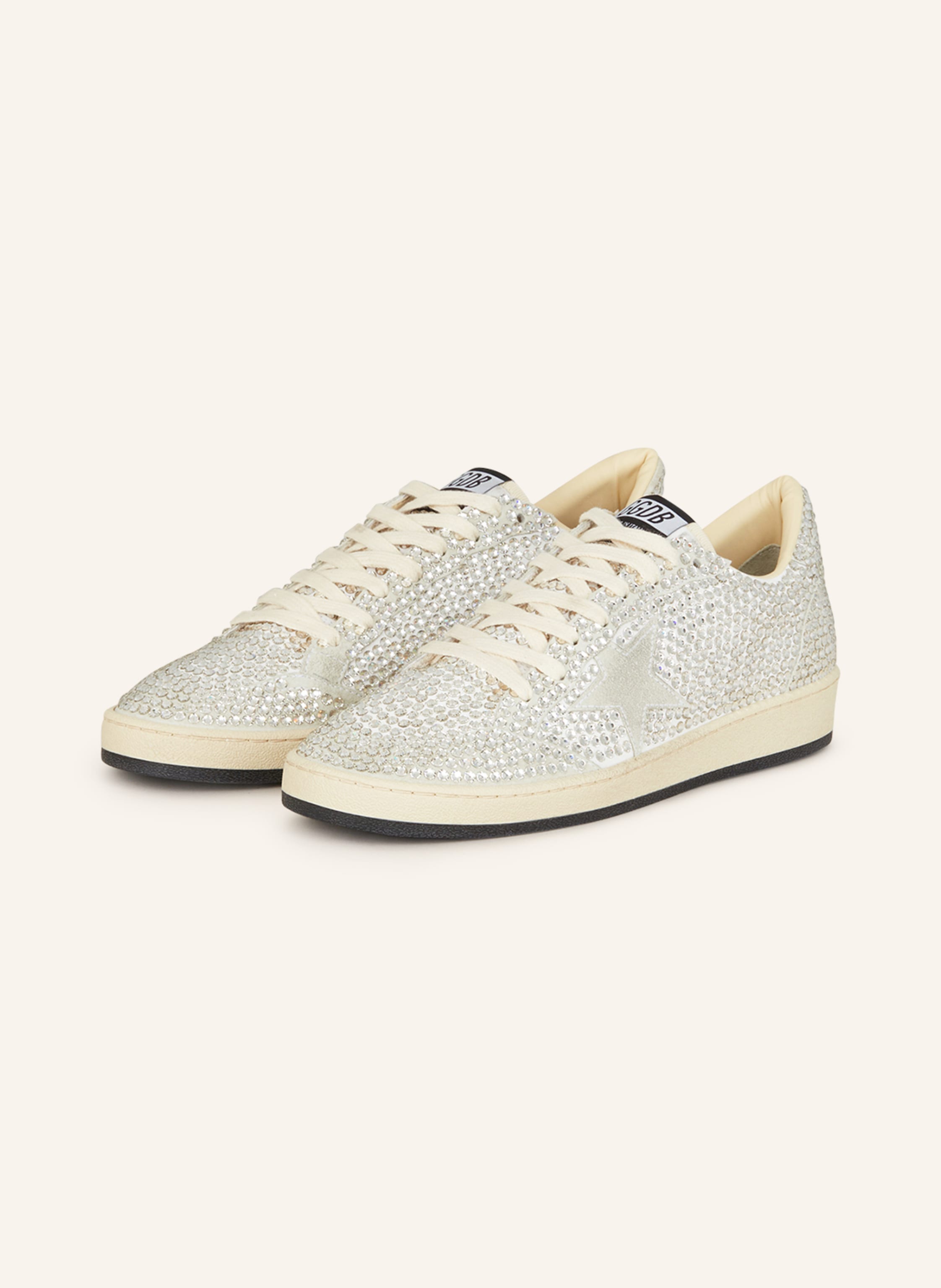 Golden Goose Golden Goose Sneaker Ball Star Mit Schmucksteinen grau in HELLGRAU