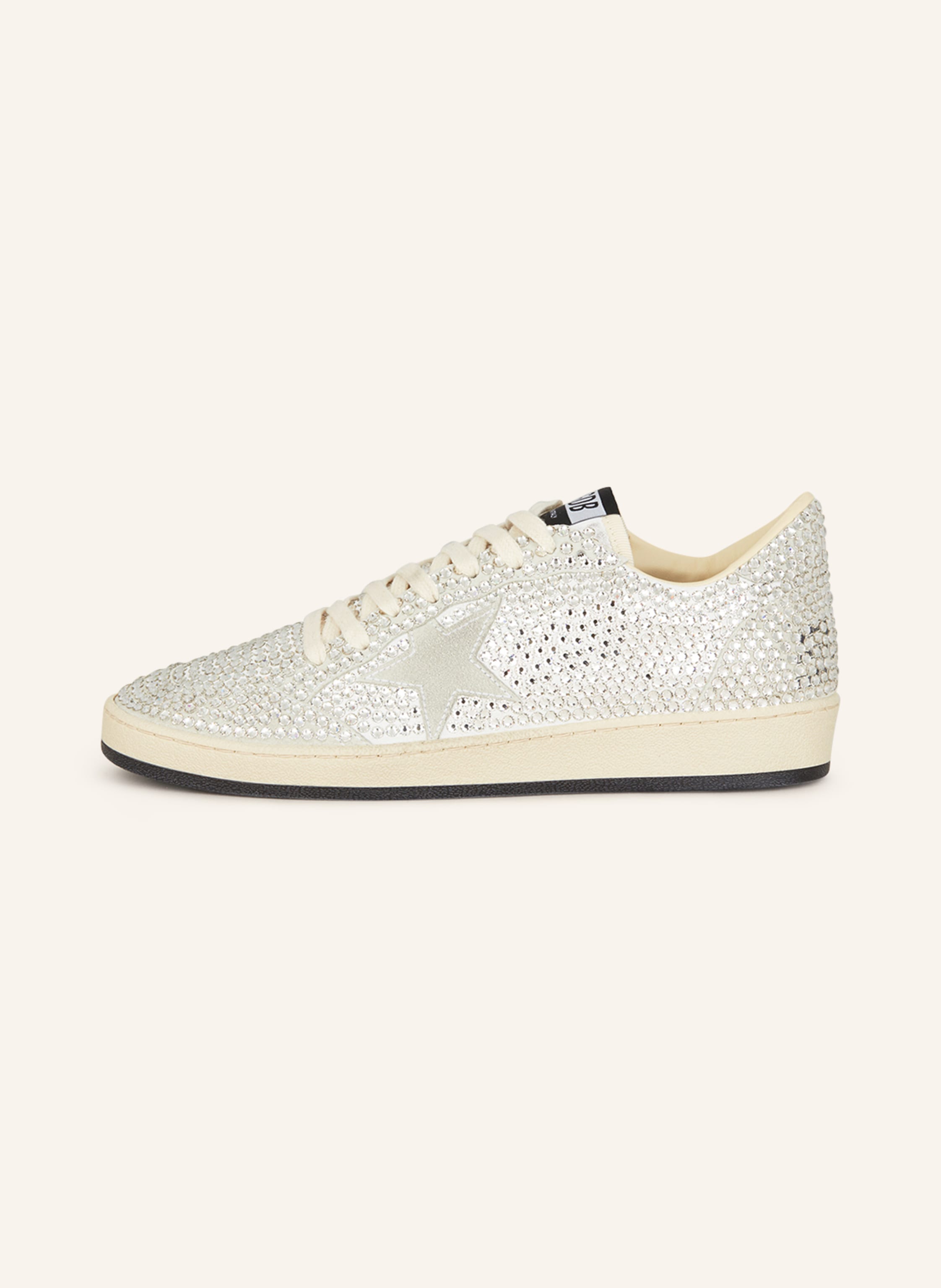 Thumbnail - Golden Goose Sneaker Ball Star Mit Schmucksteinen grau