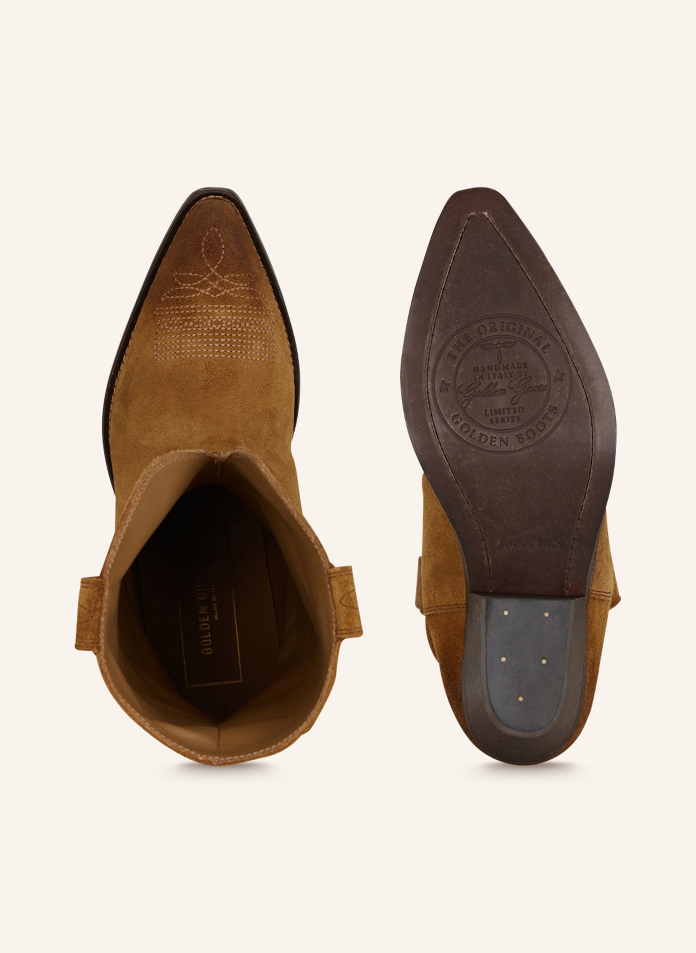 Thumbnail - Golden Goose Cowboy Boots Wish Star braun