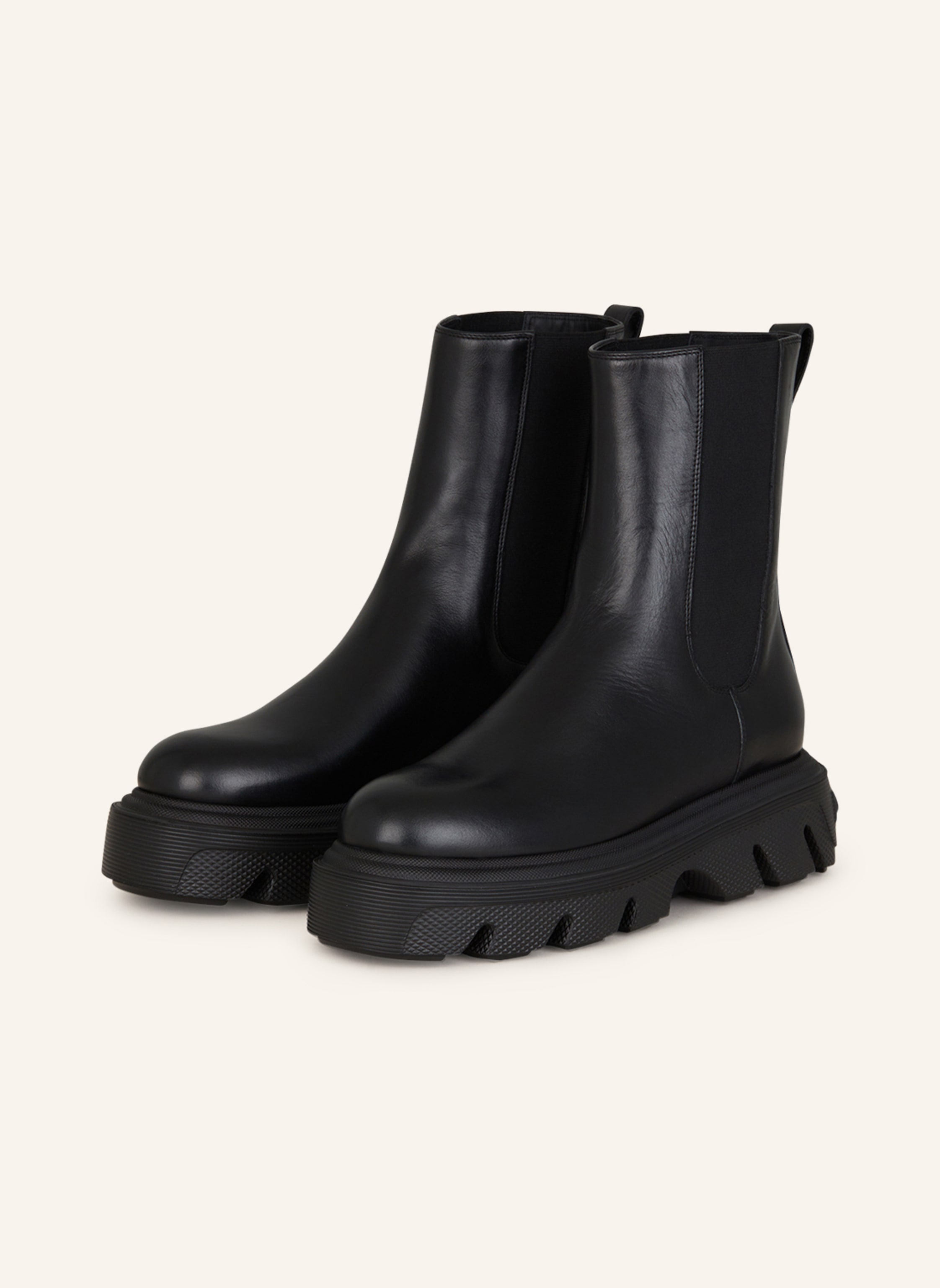 CASADEI Chelsea-Boots in schwarz