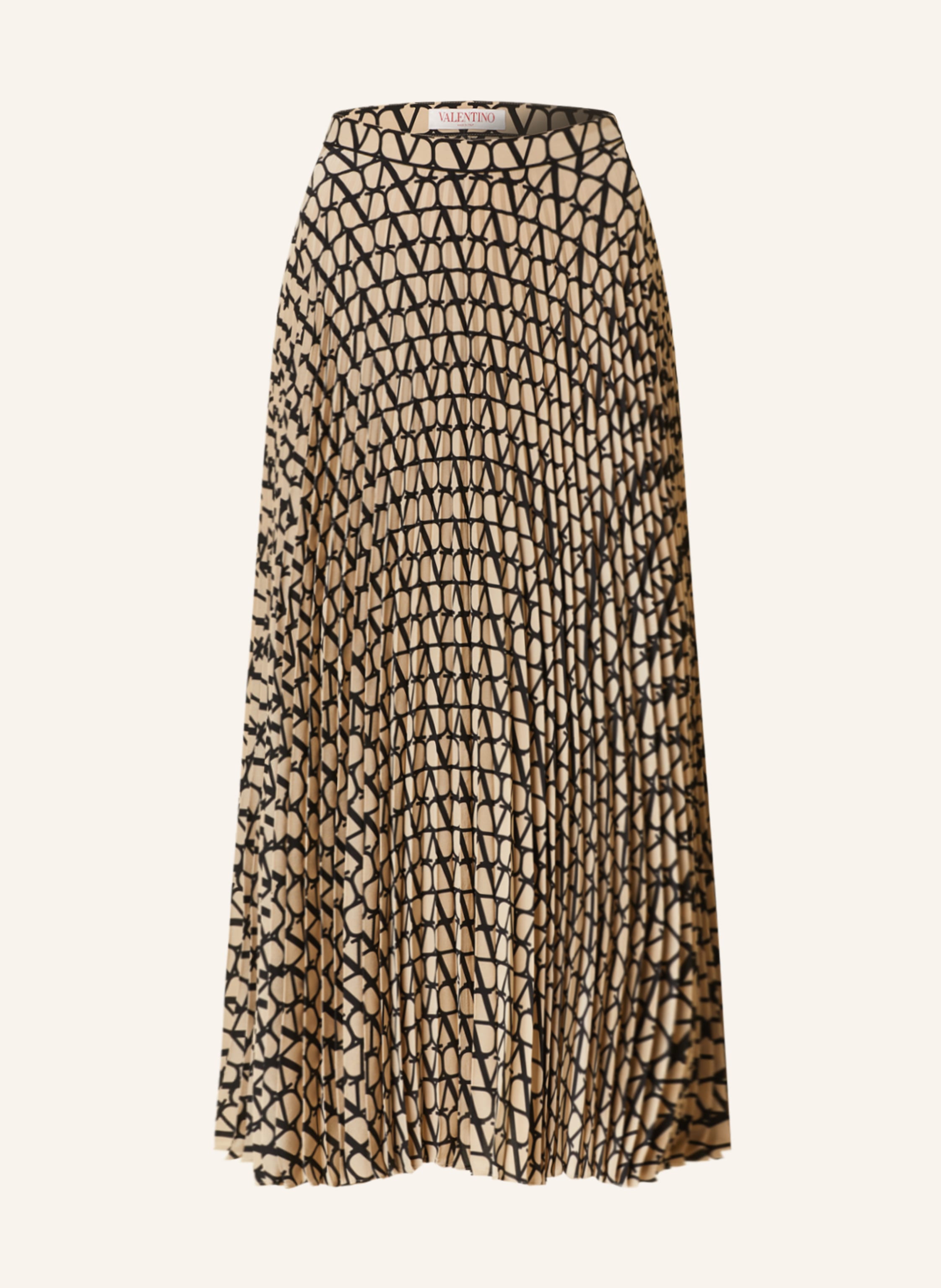 Valentino high-waisted pleated skirt