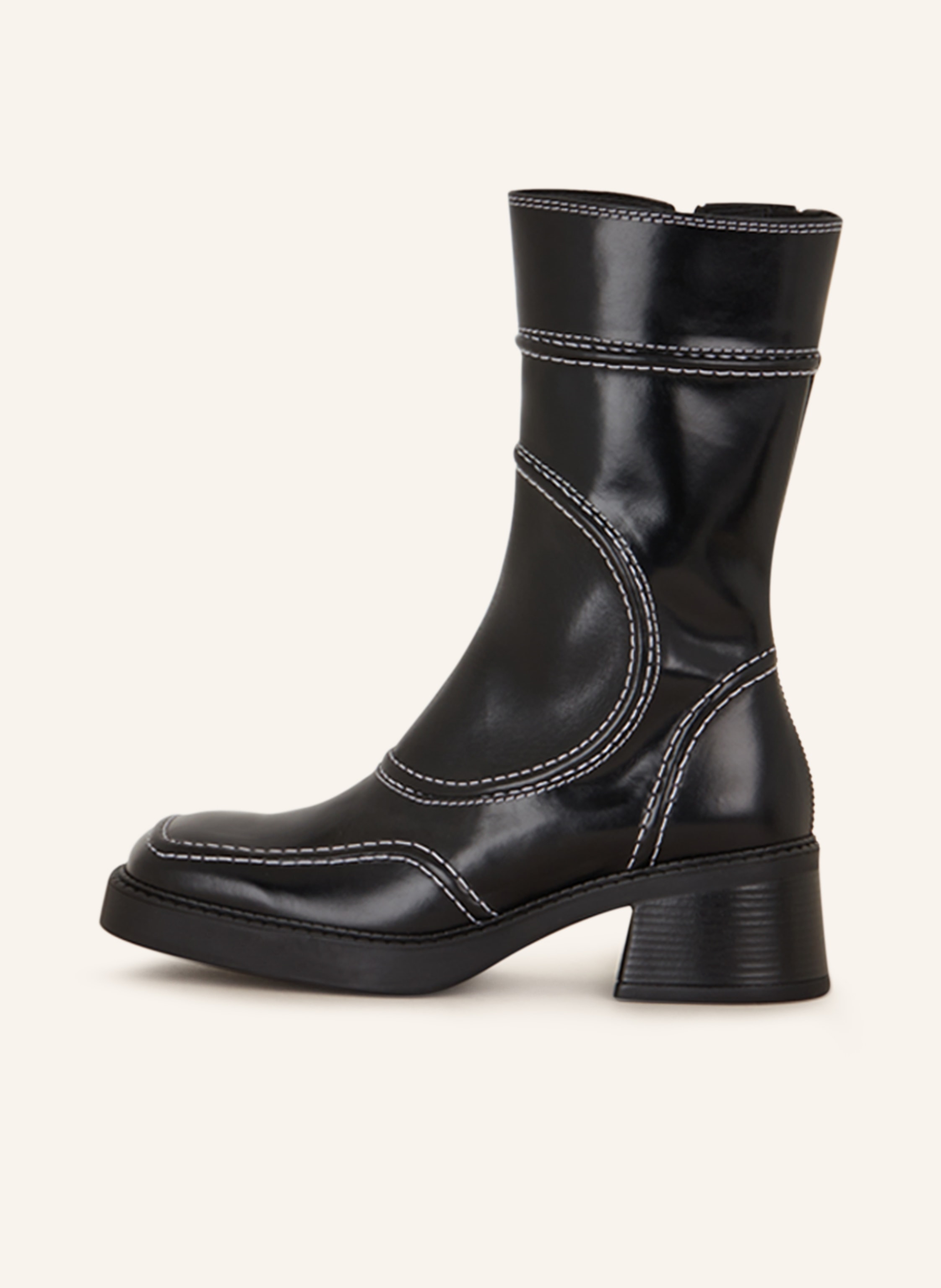 Thumbnail - Miista Plateau-Boots Malene schwarz