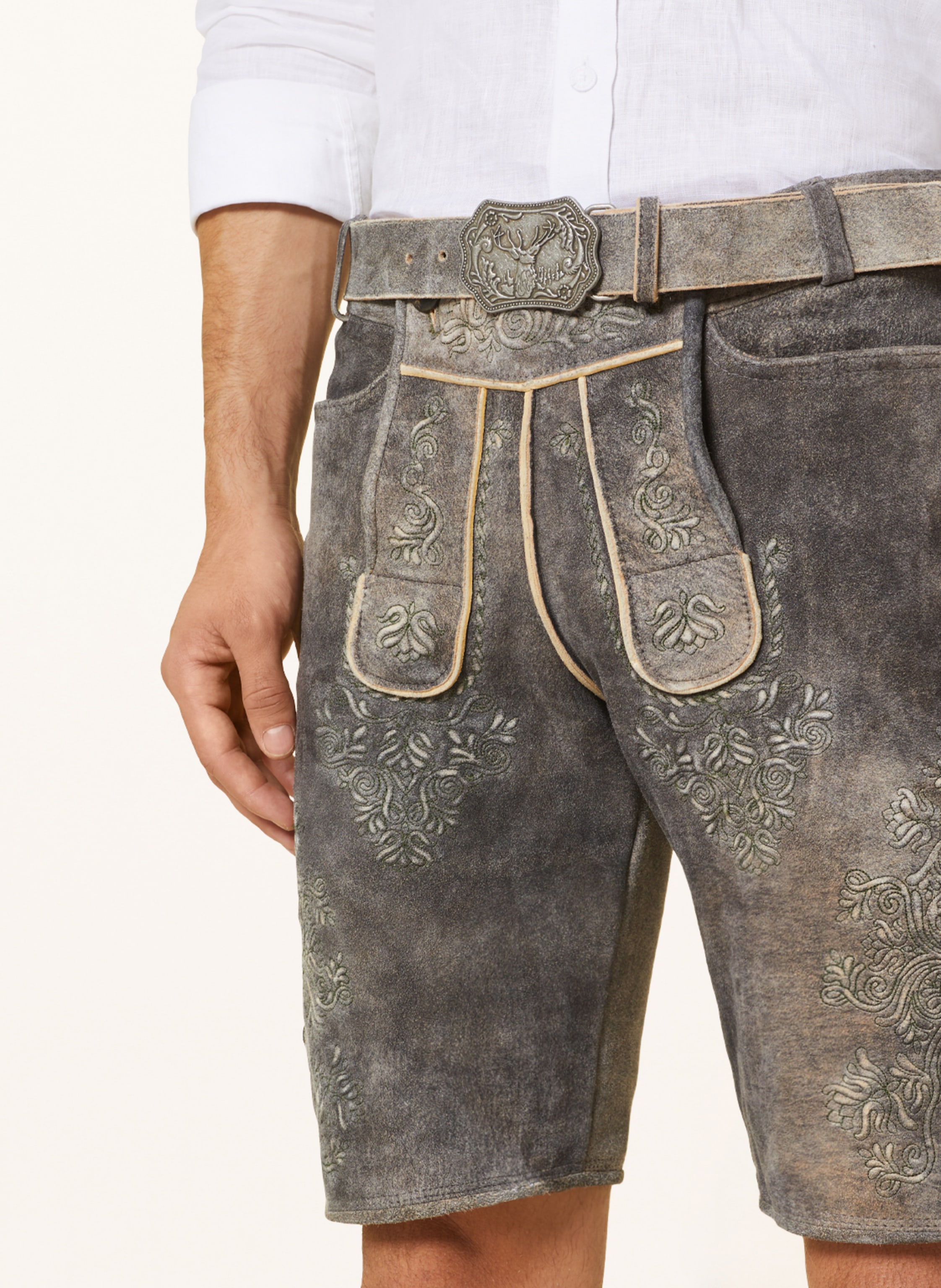 Thumbnail - Hirscher Trachten-Lederhose Friedberg braun