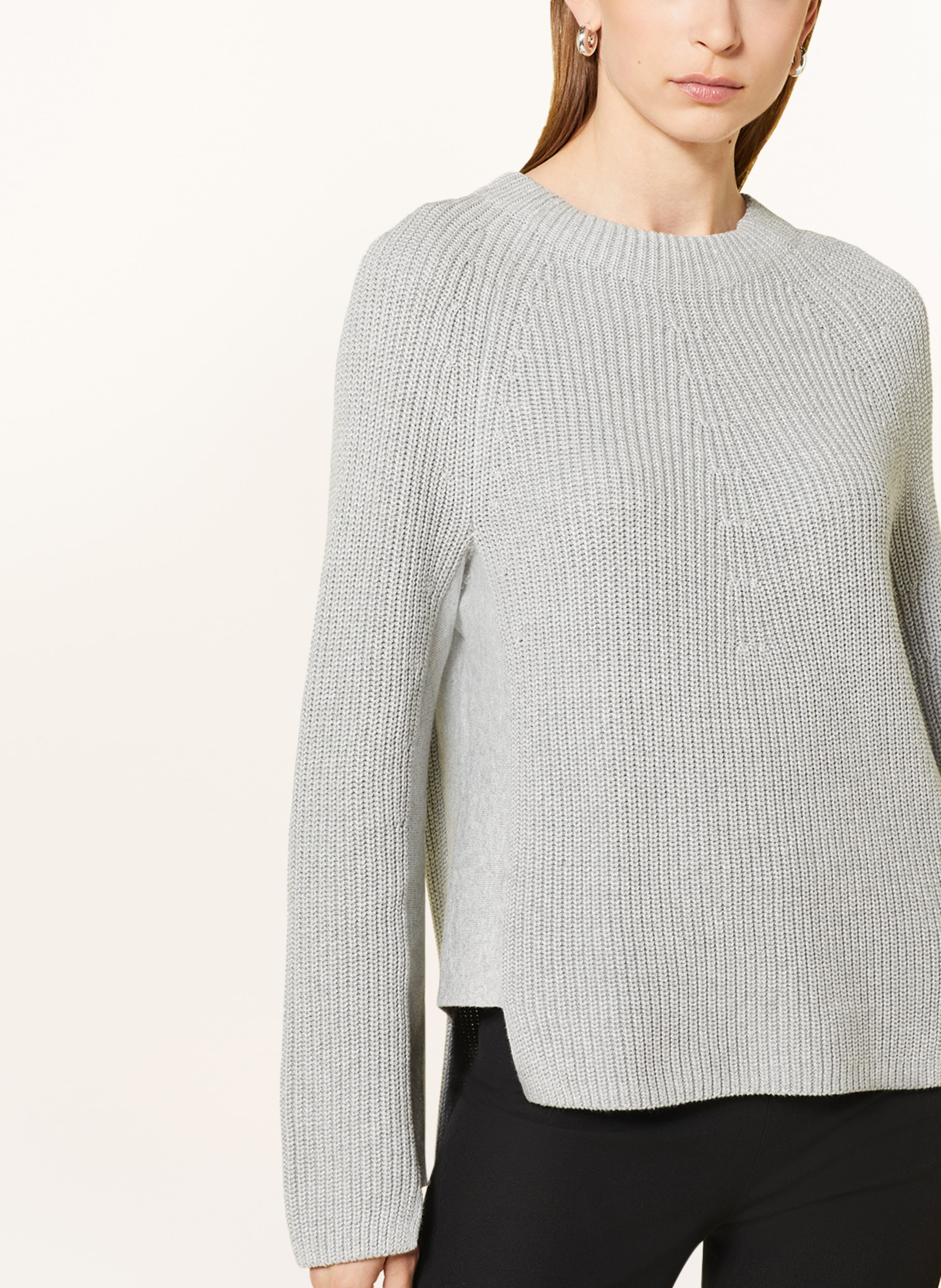 Thumbnail - Oui Pullover grau