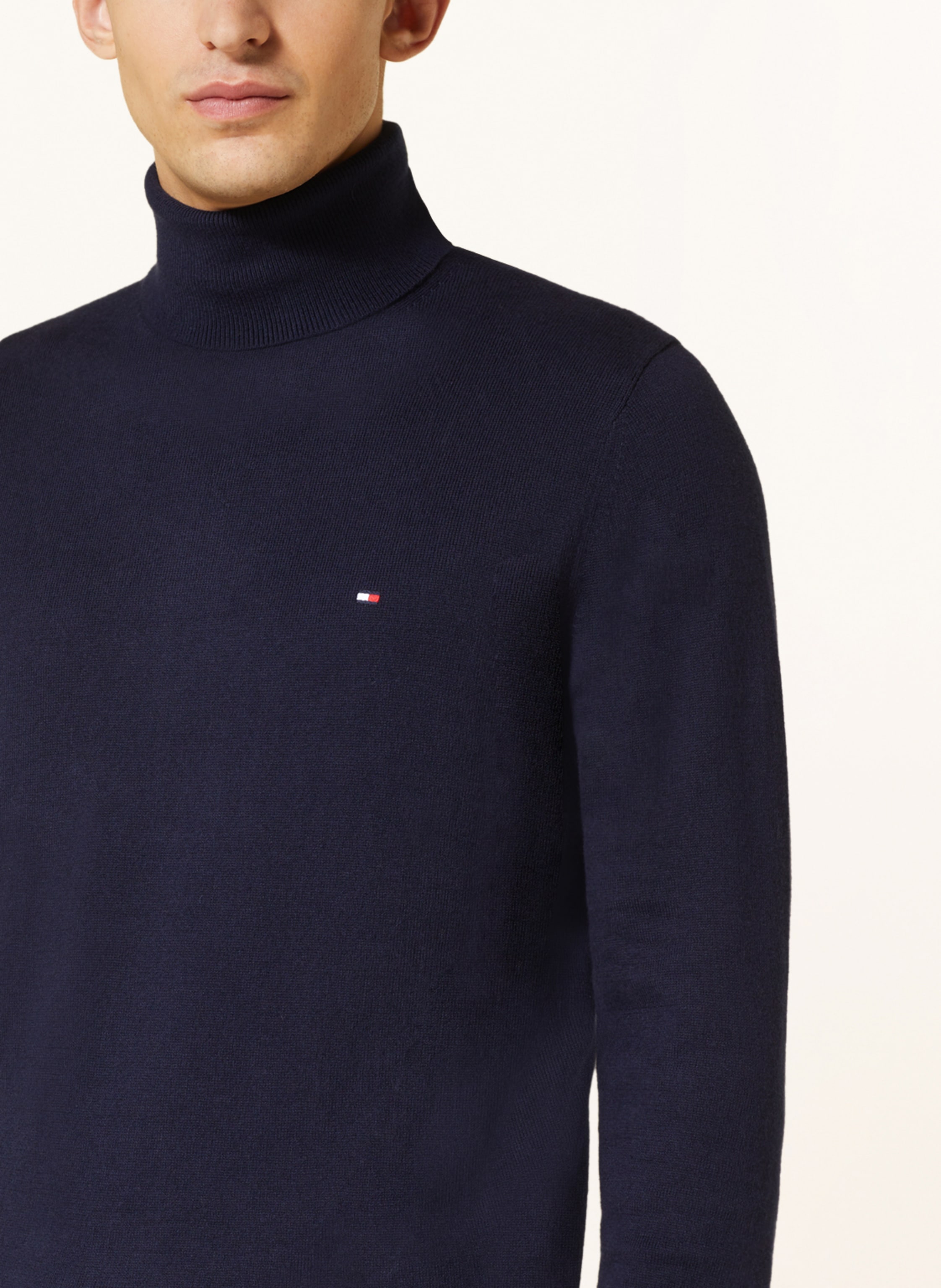 Thumbnail - Tommy Hilfiger Rollkragenpullover blau