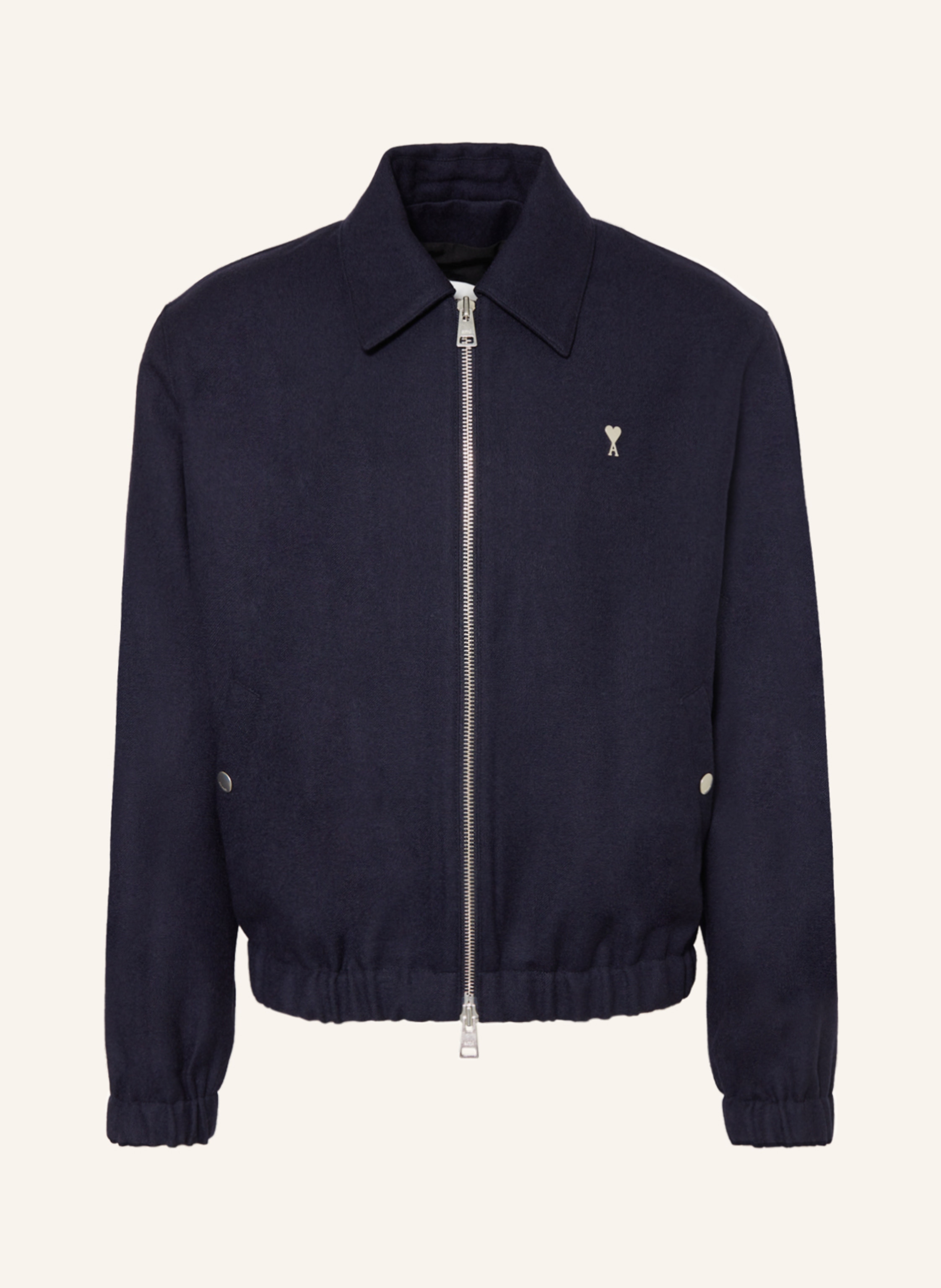 AMI PARIS Bomber jacket in dark blue