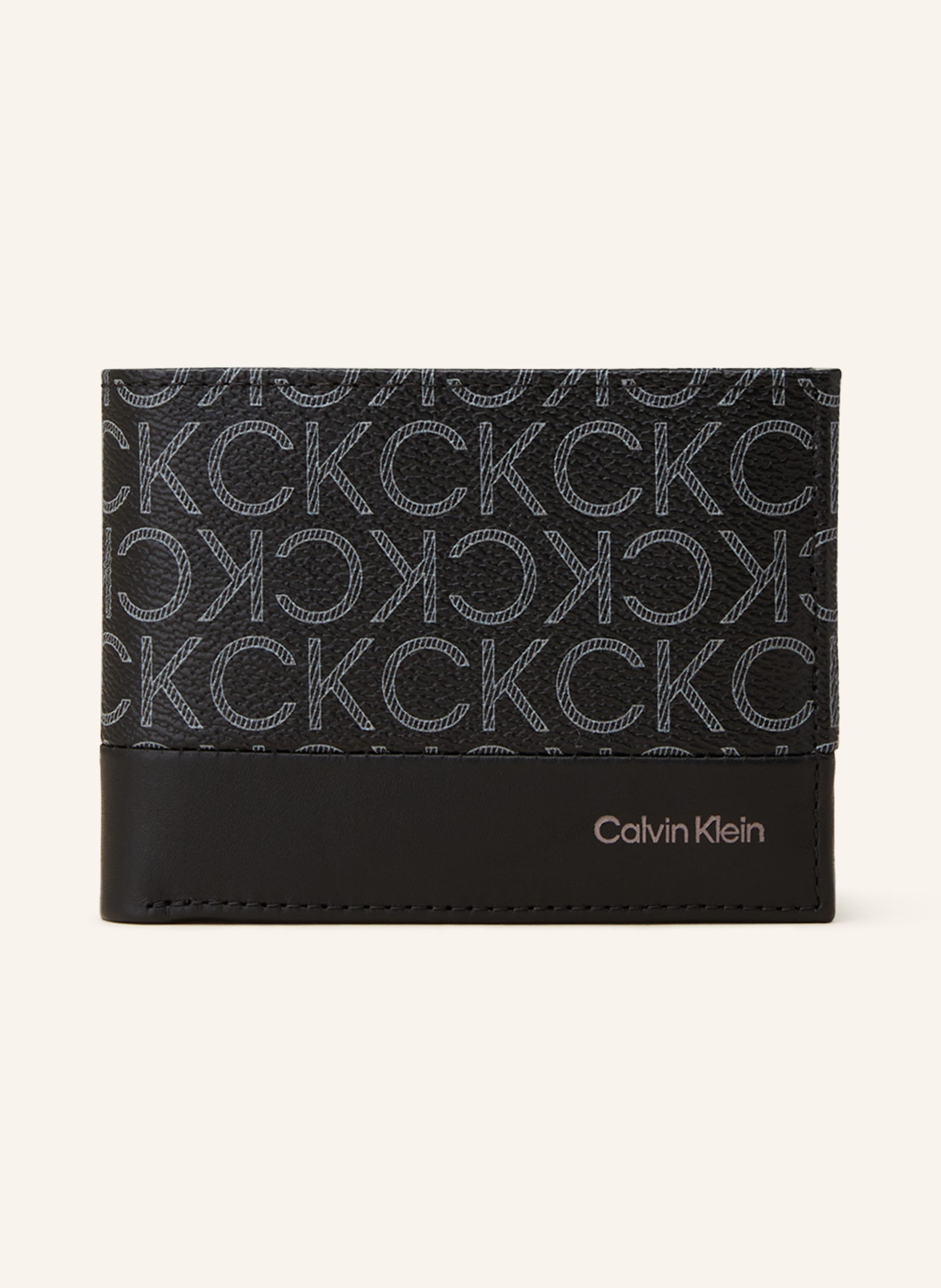 Calvin klein monogram wristlet store