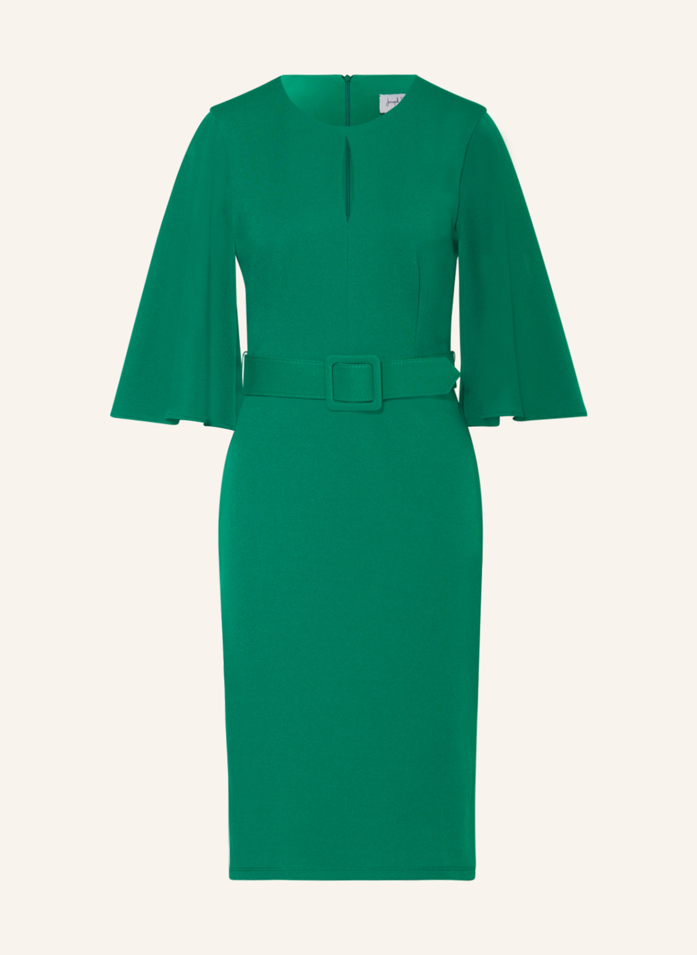 Joseph Ribkoff Dress with 3/4 sleeves in green