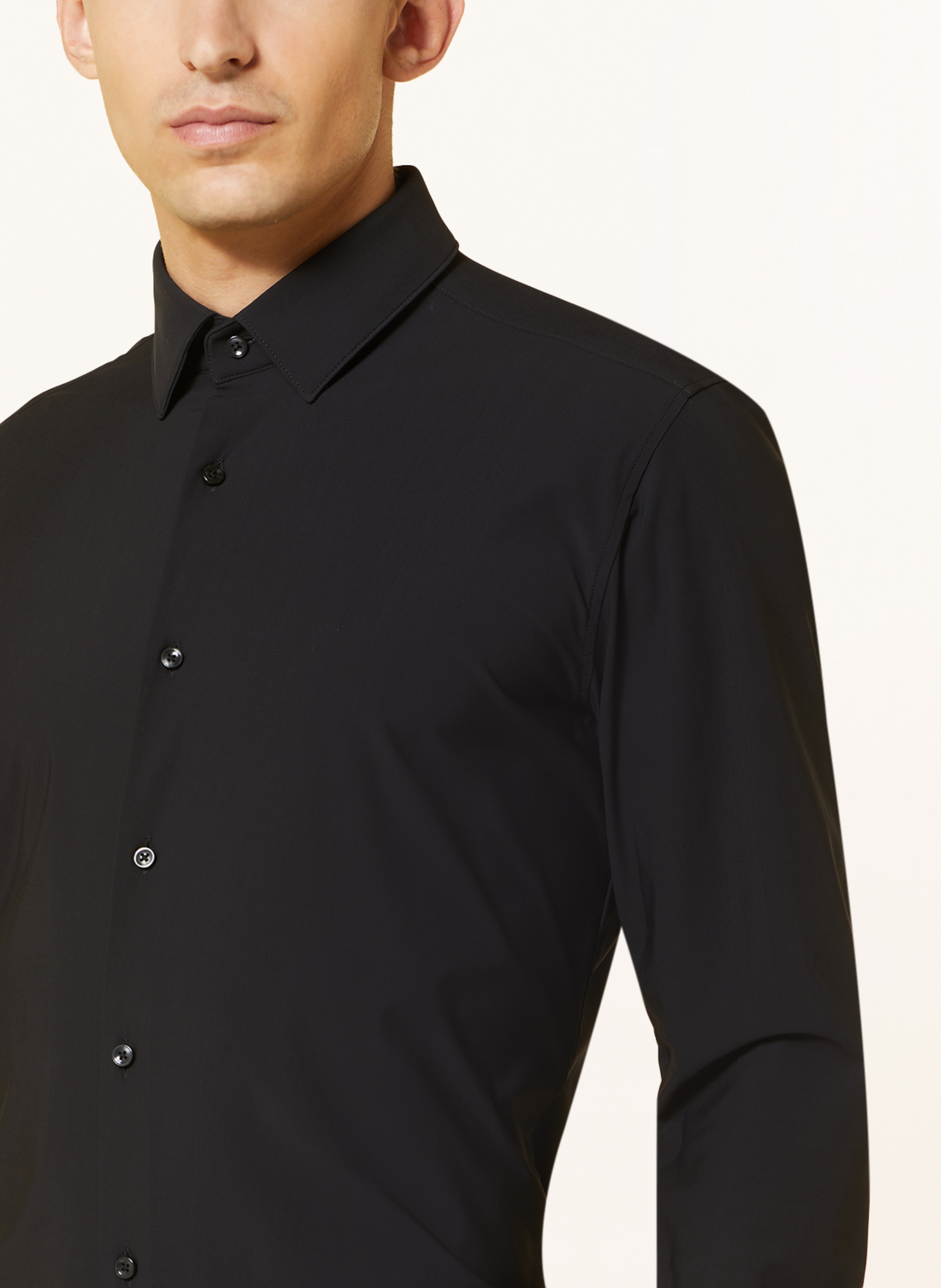 Thumbnail - Boss Hemd Hank Slim Fit schwarz