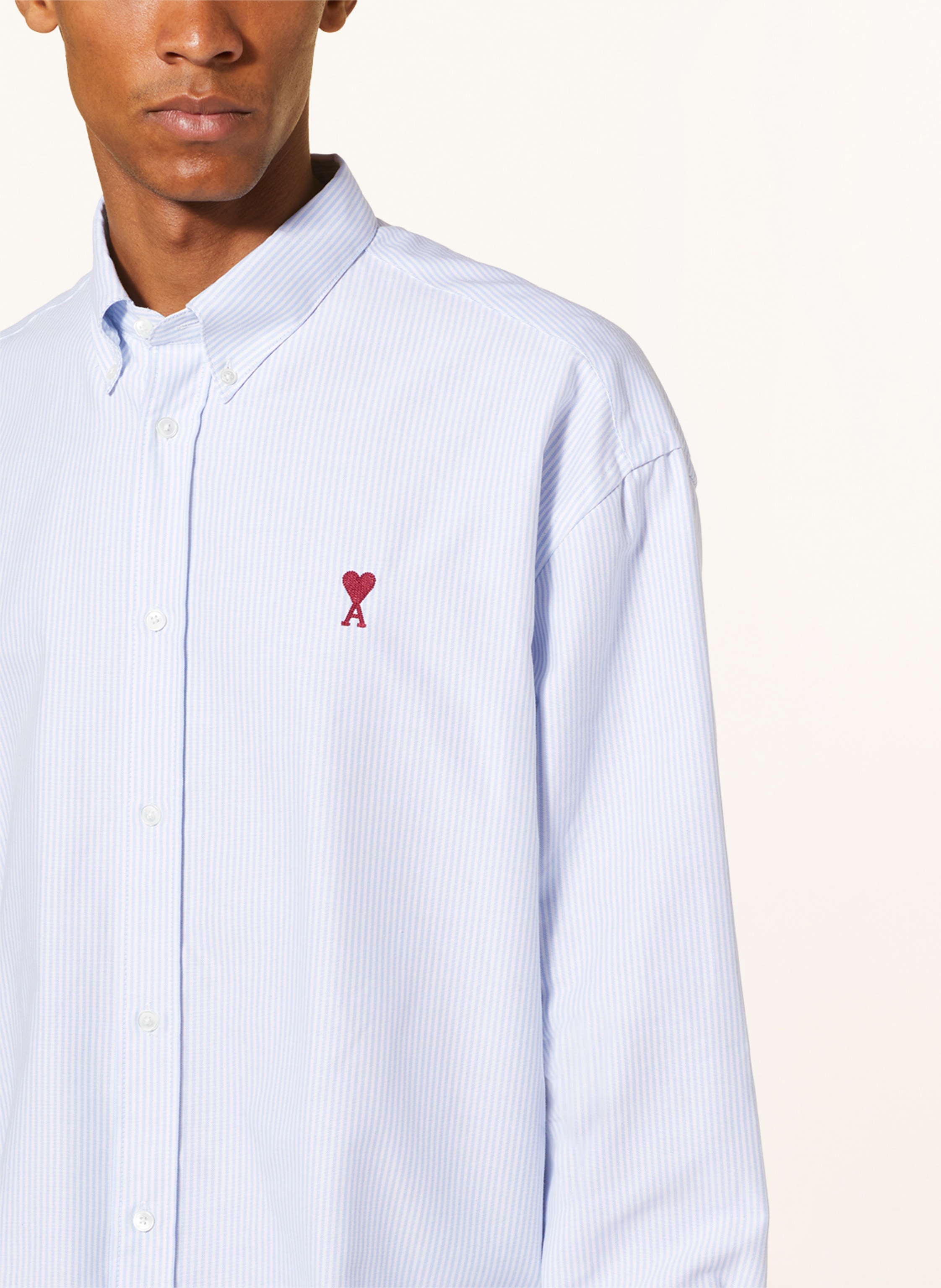 Thumbnail - Ami Paris Hemd Comfort Fit blau