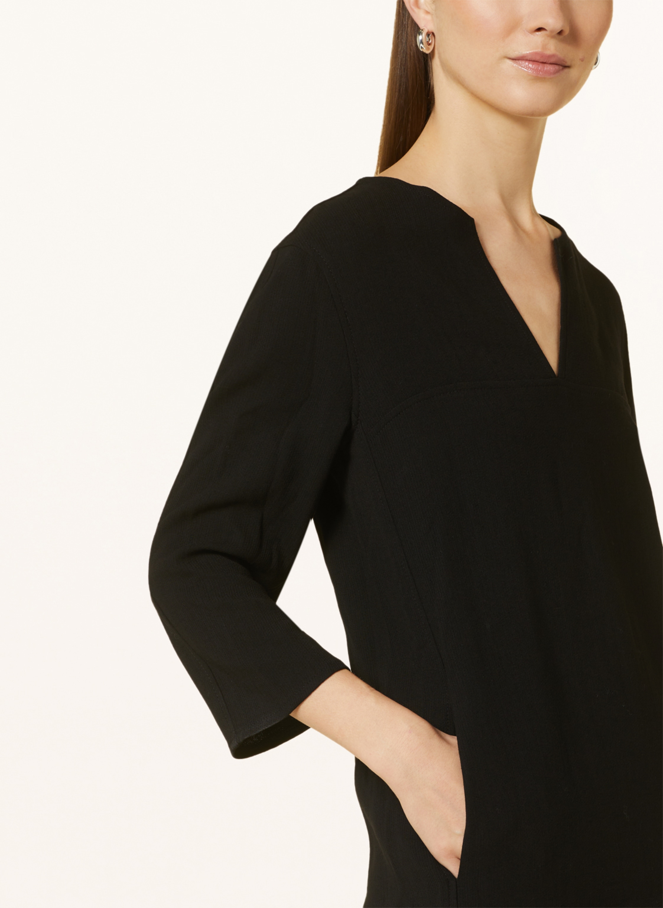 Thumbnail - Antonelli Firenze Kleid Mark Mit 3/4-Arm schwarz