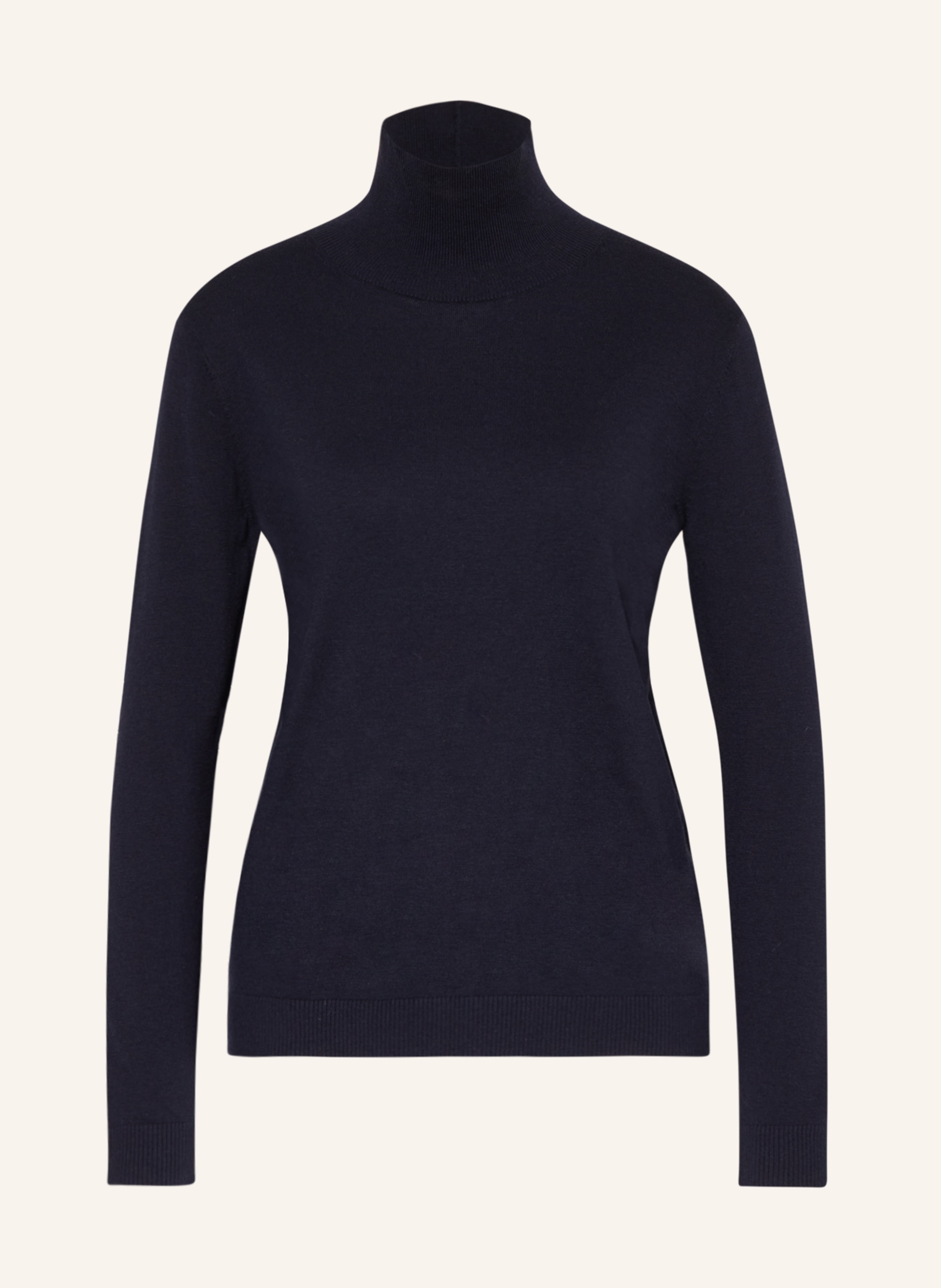 WEEKEND MaxMara Turtleneck sweater KIKU with silk in dark blue