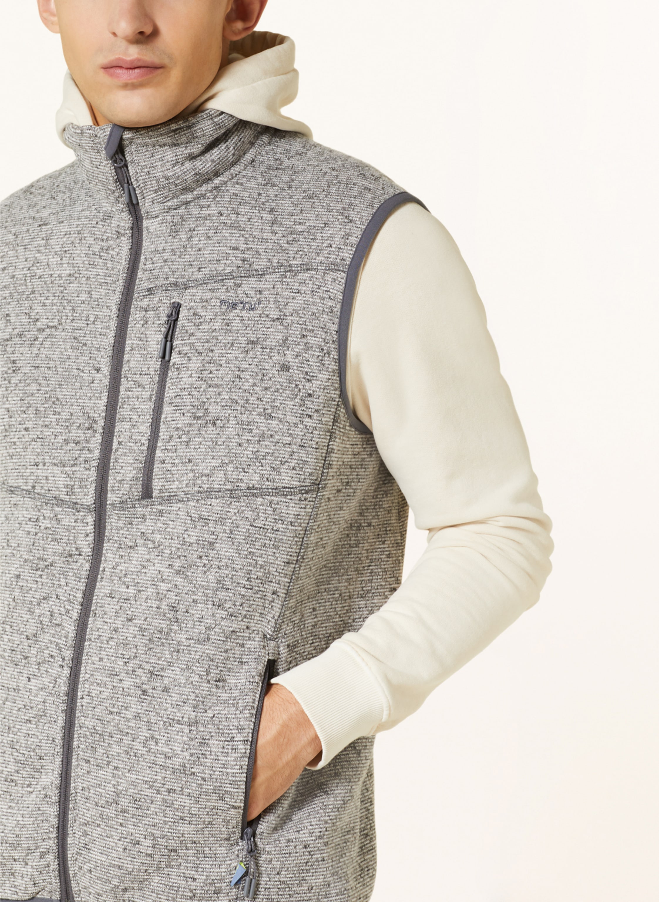 Thumbnail - Me°Ru' Fleeceweste Bergen grau