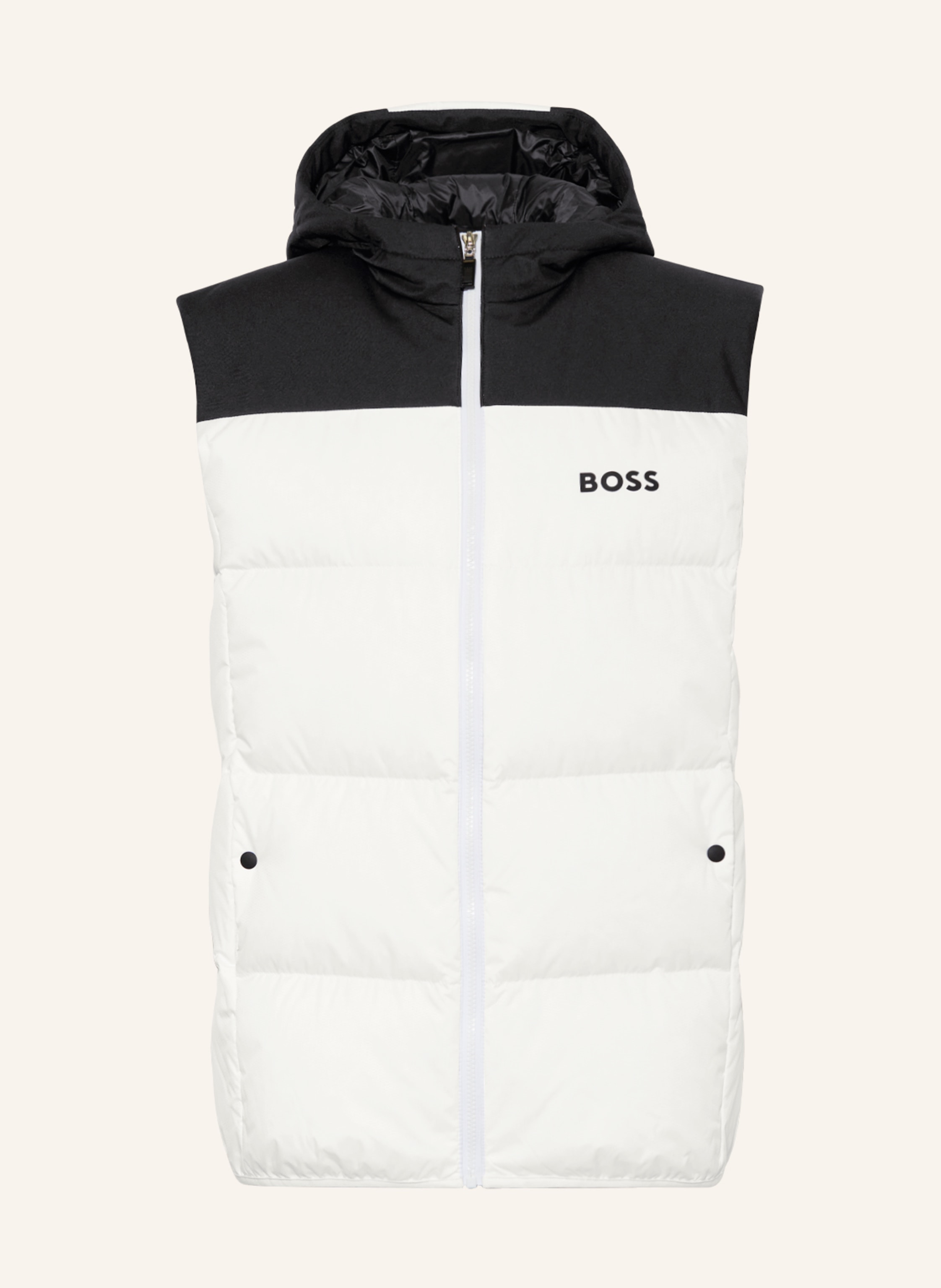 HAMAR vest white BOSS Down in