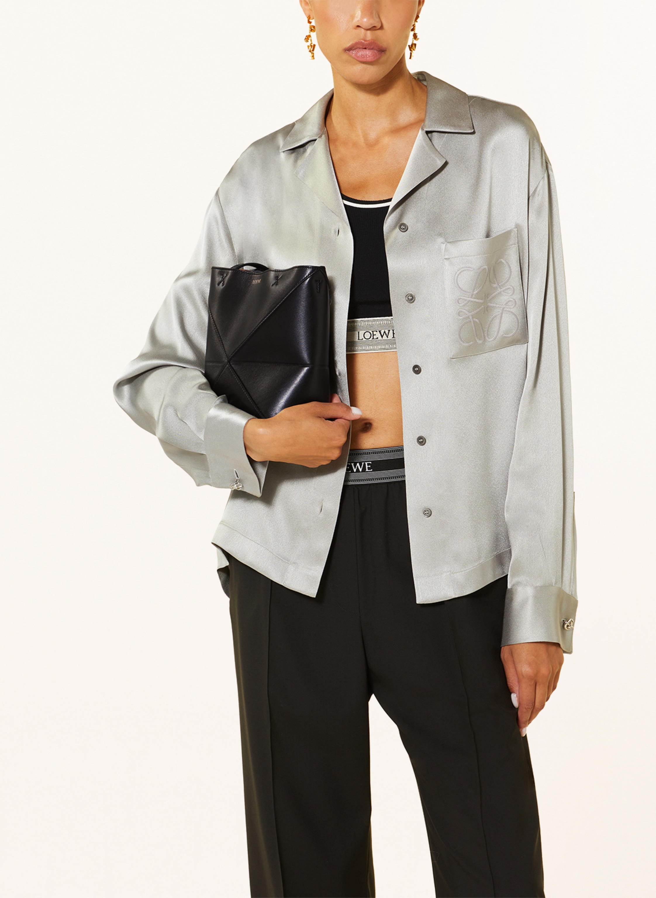 Thumbnail - Loewe Handtasche Puzzle Tote Mini schwarz