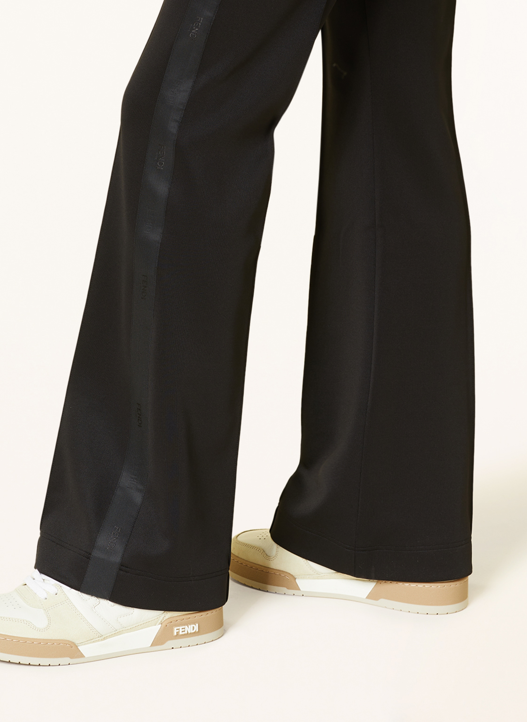 Fendi Hose Mit Galonstreifen schwarz – Bild 2