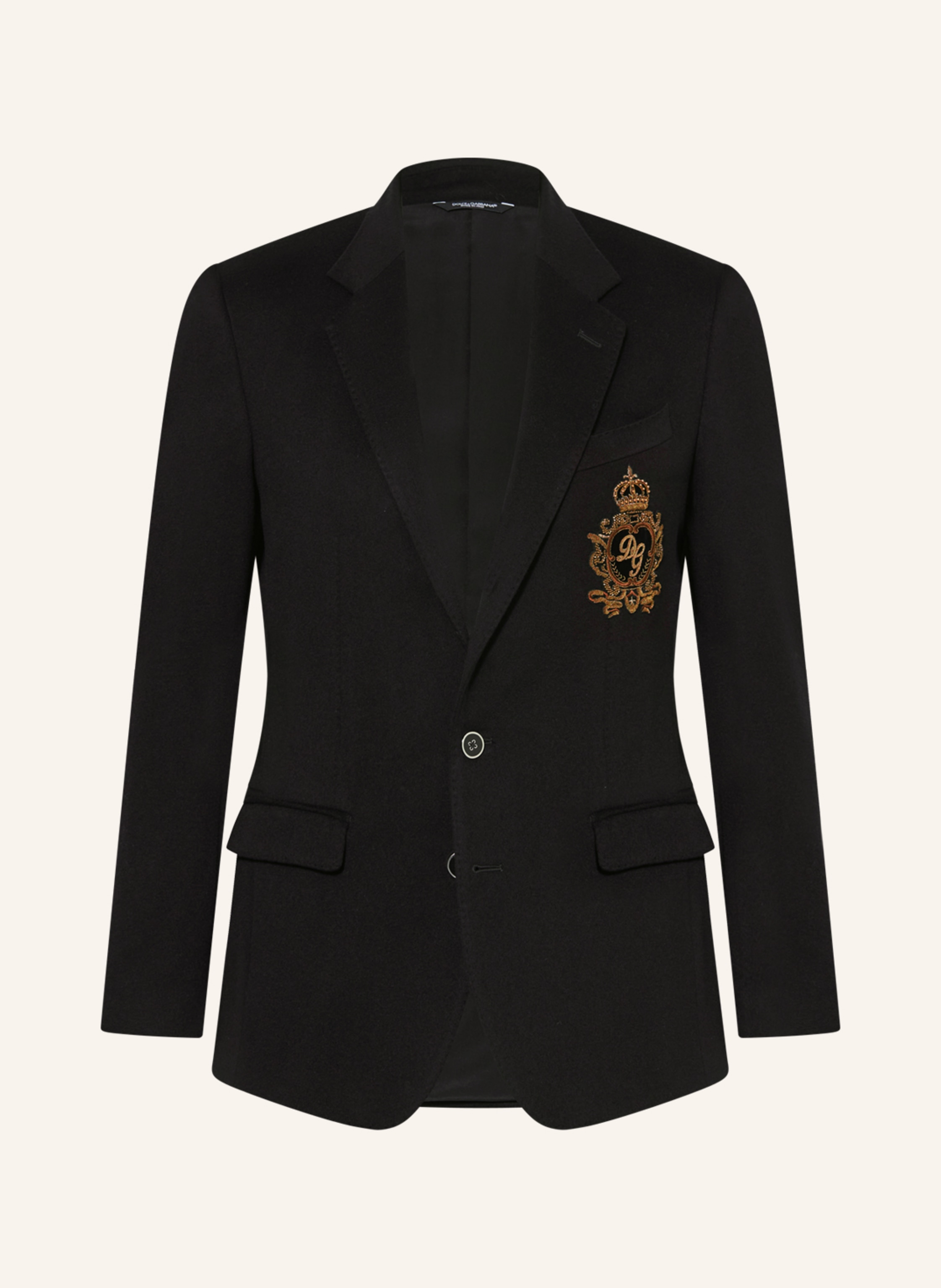 DOLCE & GABBANA Tailored jacket regular fit in black